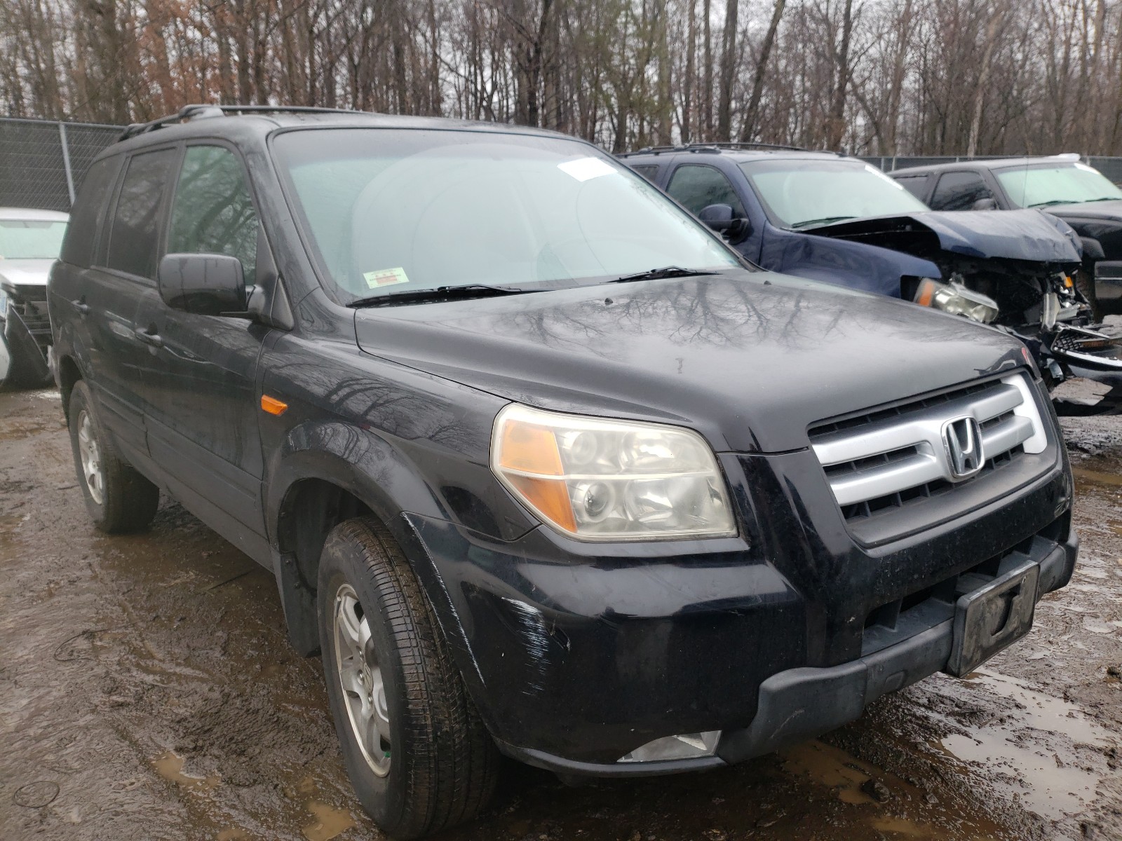 HONDA PILOT EX 2007 2hkyf18477h519915