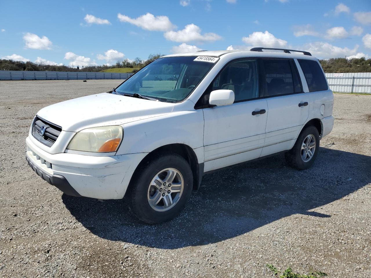 HONDA PILOT 2003 2hkyf18483h587618