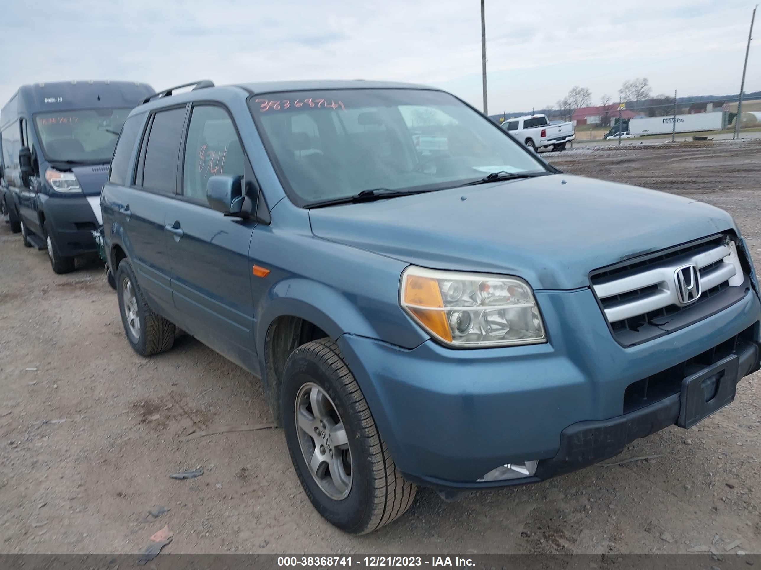 HONDA PILOT 2006 2hkyf18486h520344