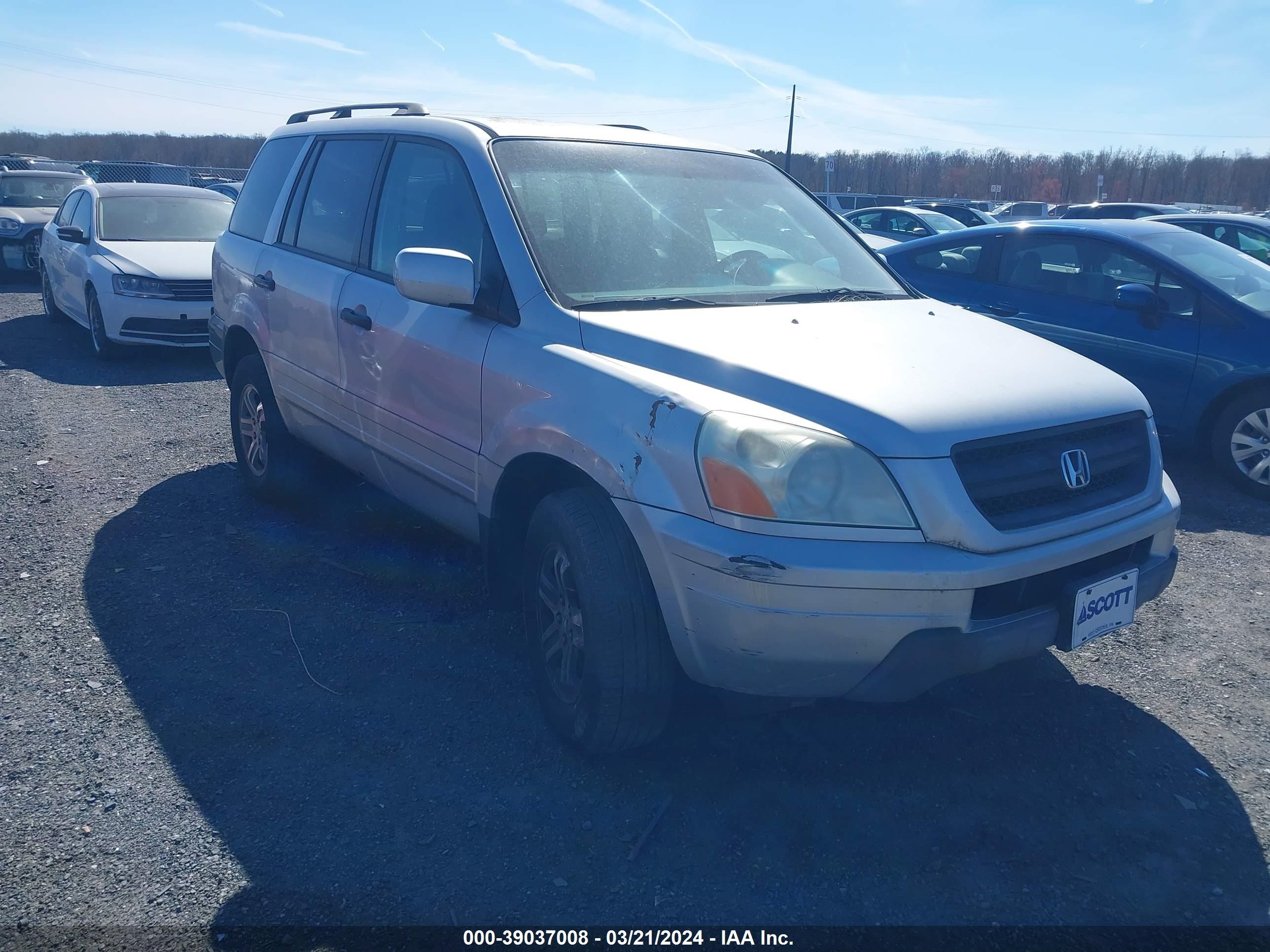 HONDA PILOT 2004 2hkyf18494h577102