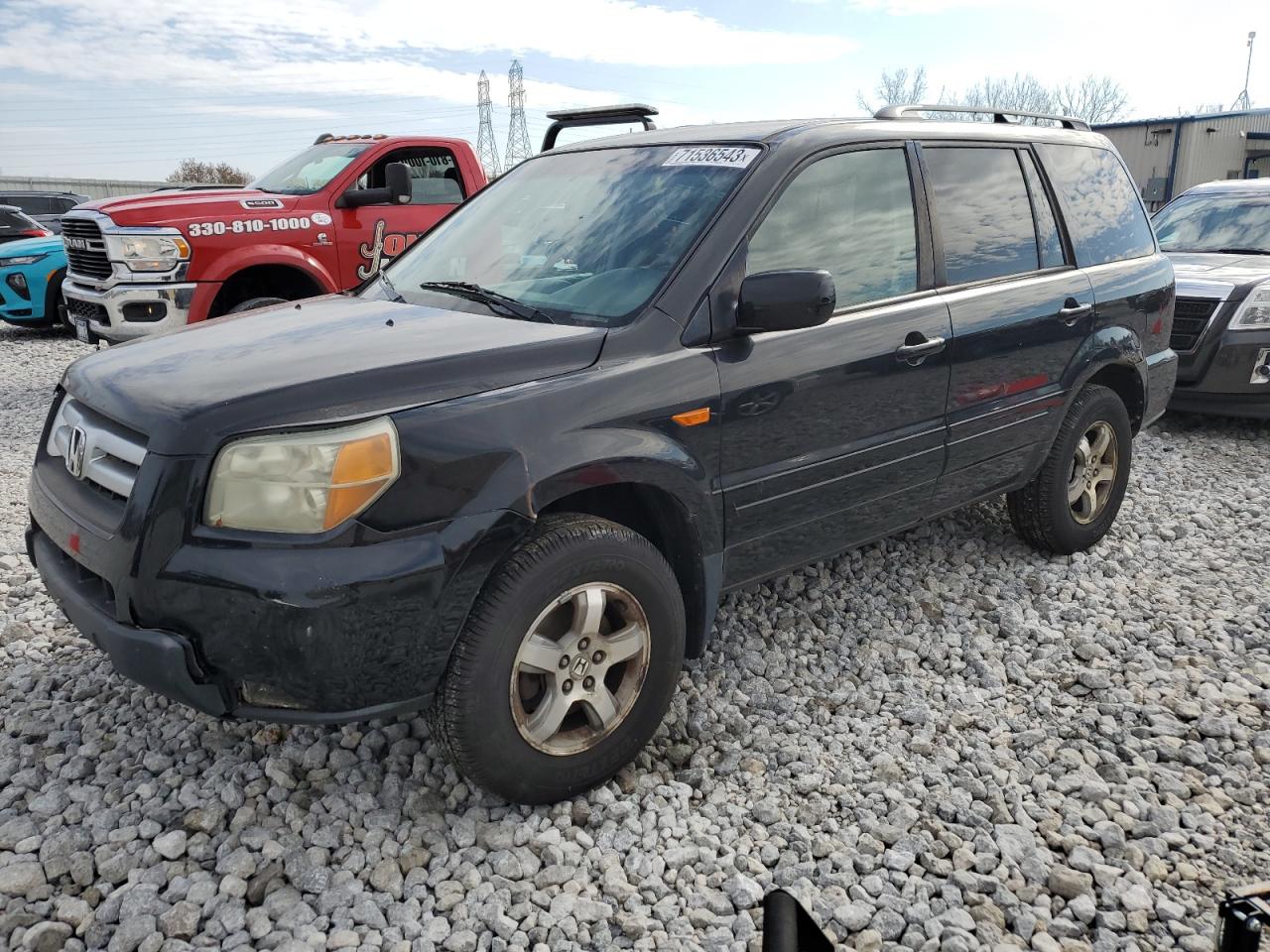 HONDA PILOT 2006 2hkyf18496h524239