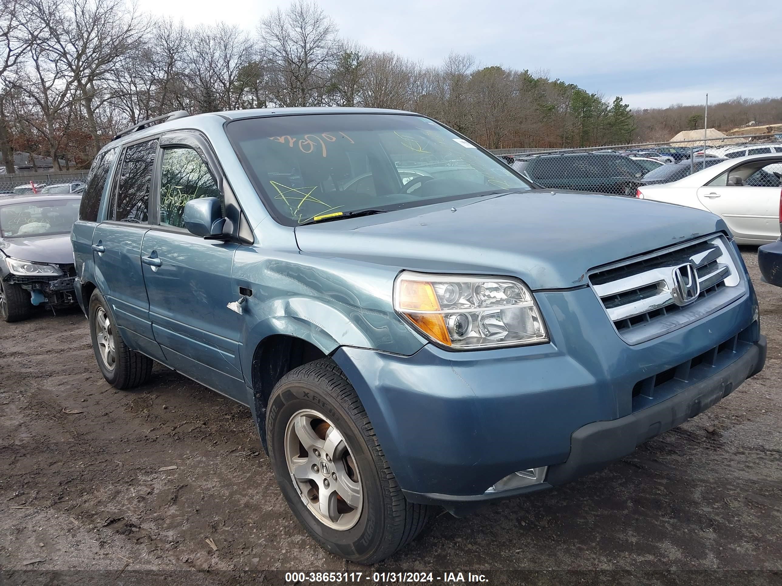 HONDA PILOT 2006 2hkyf18496h561436