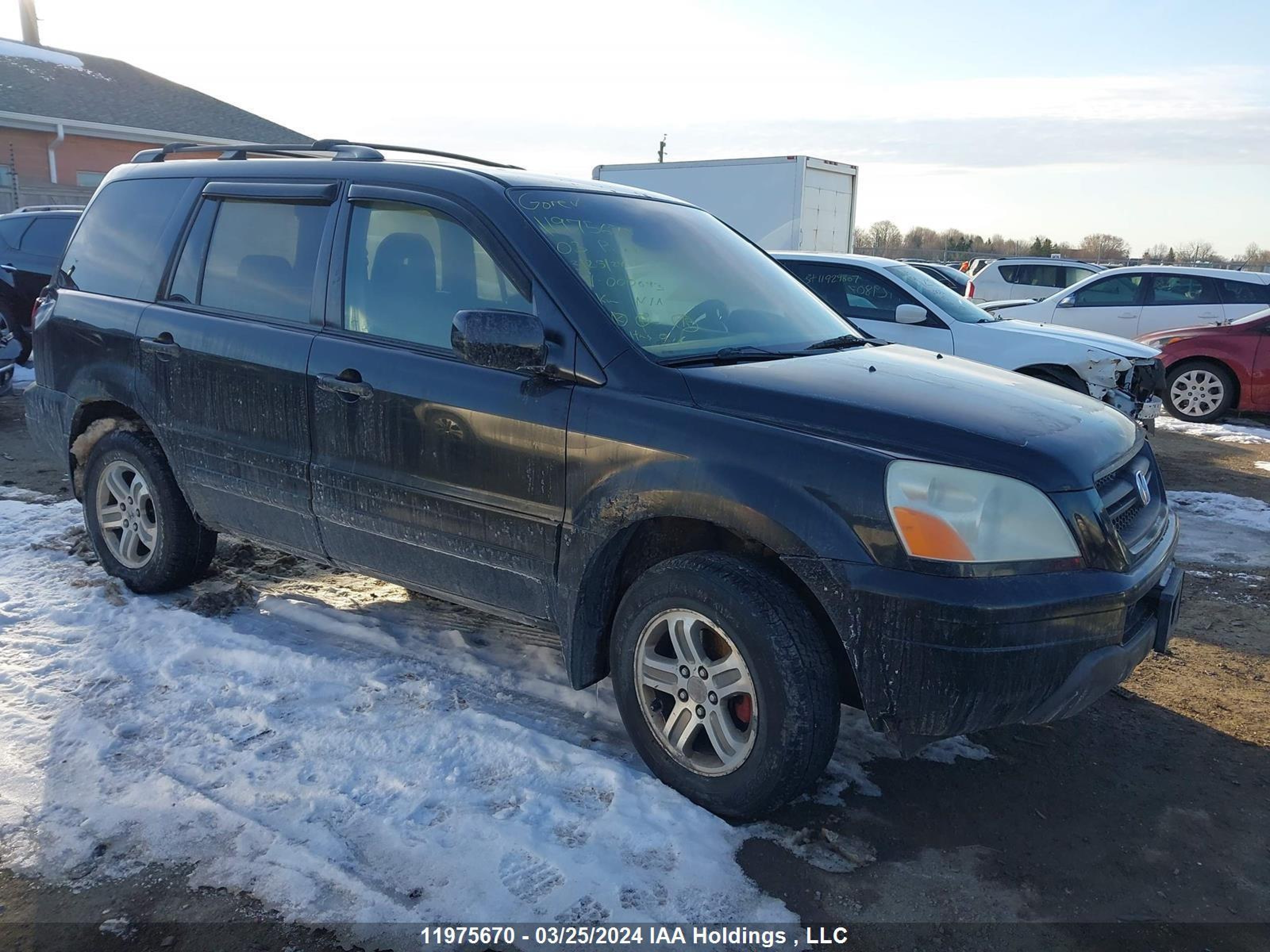 HONDA PILOT 2003 2hkyf184x3h000643