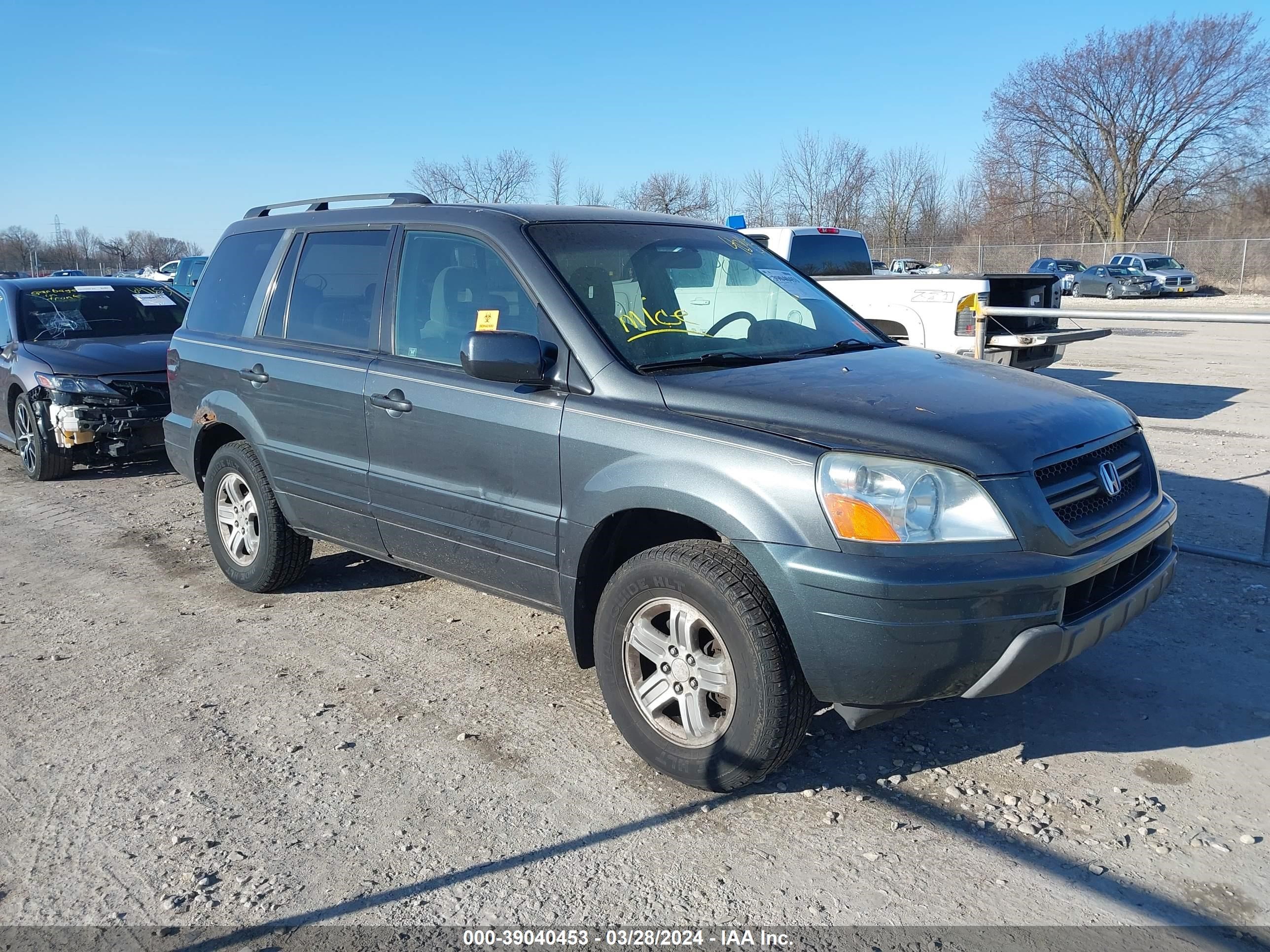 HONDA PILOT 2005 2hkyf184x58542733