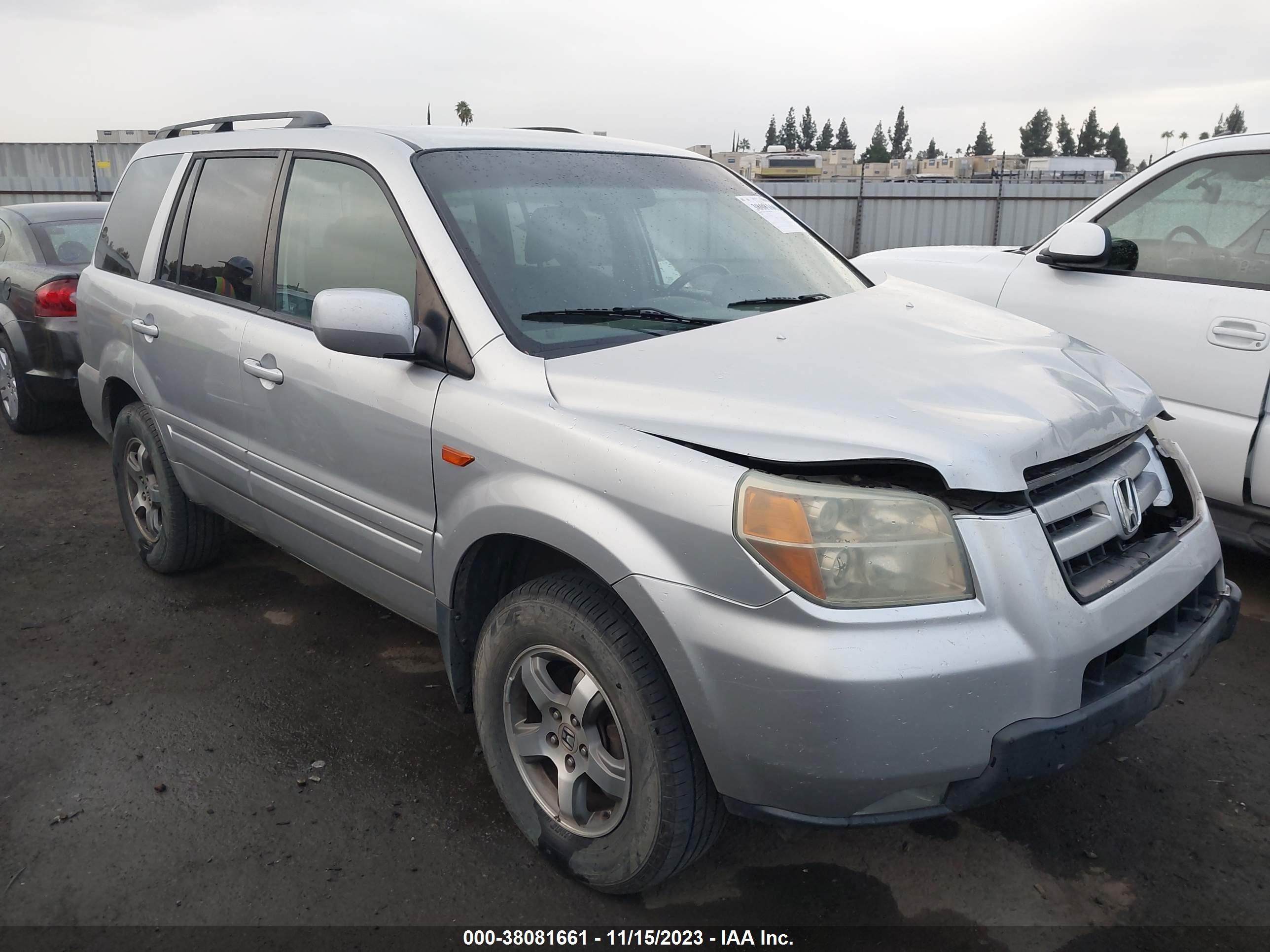 HONDA PILOT 2006 2hkyf184x6h559954