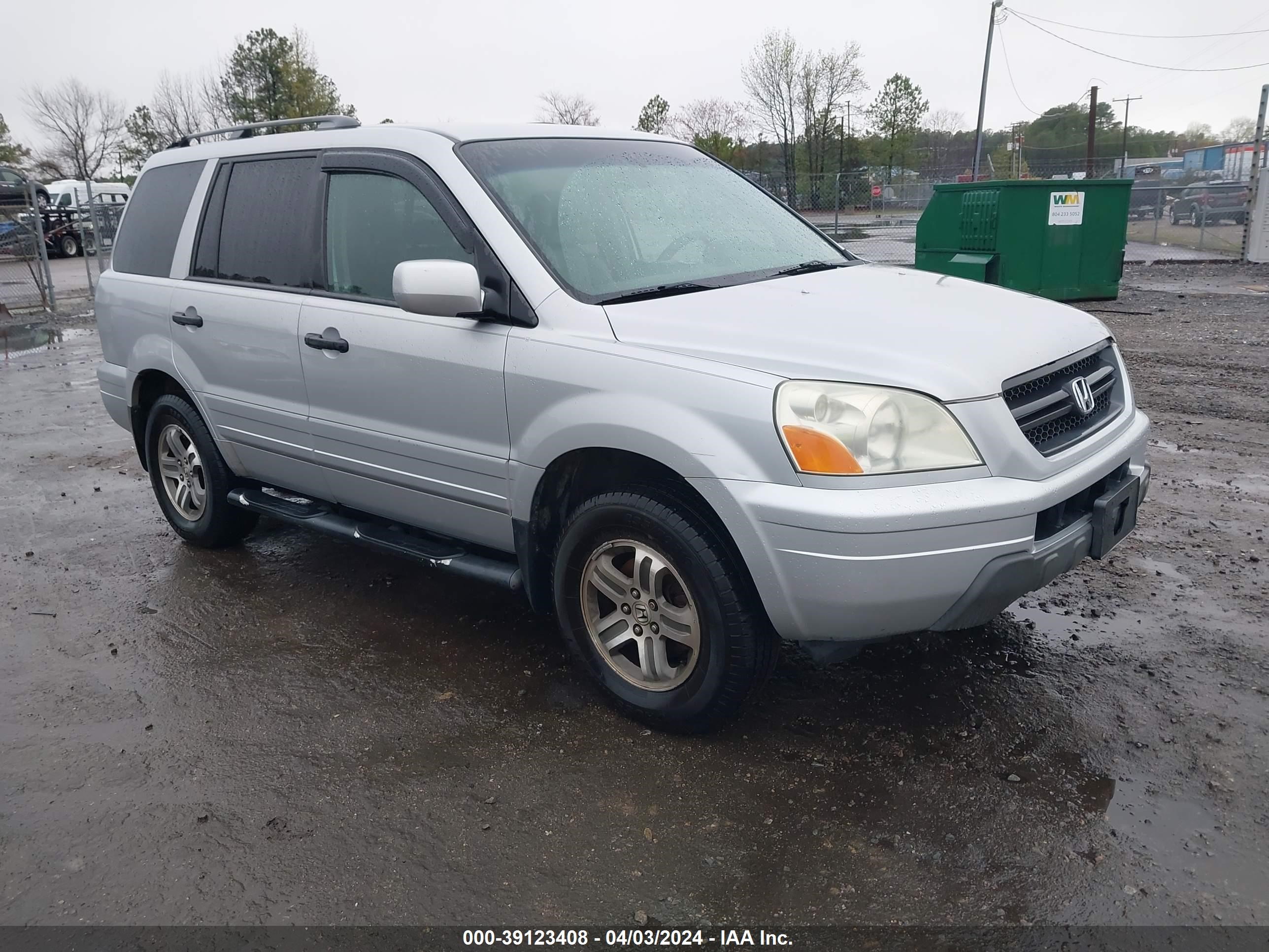 HONDA PILOT 2004 2hkyf18504h507349