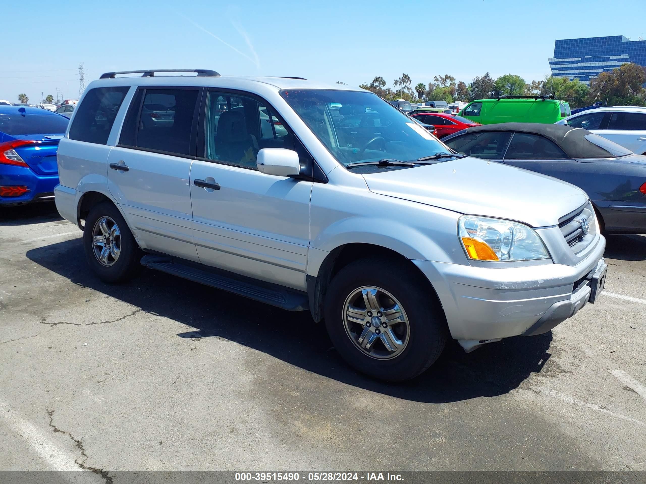 HONDA PILOT 2004 2hkyf18504h512521