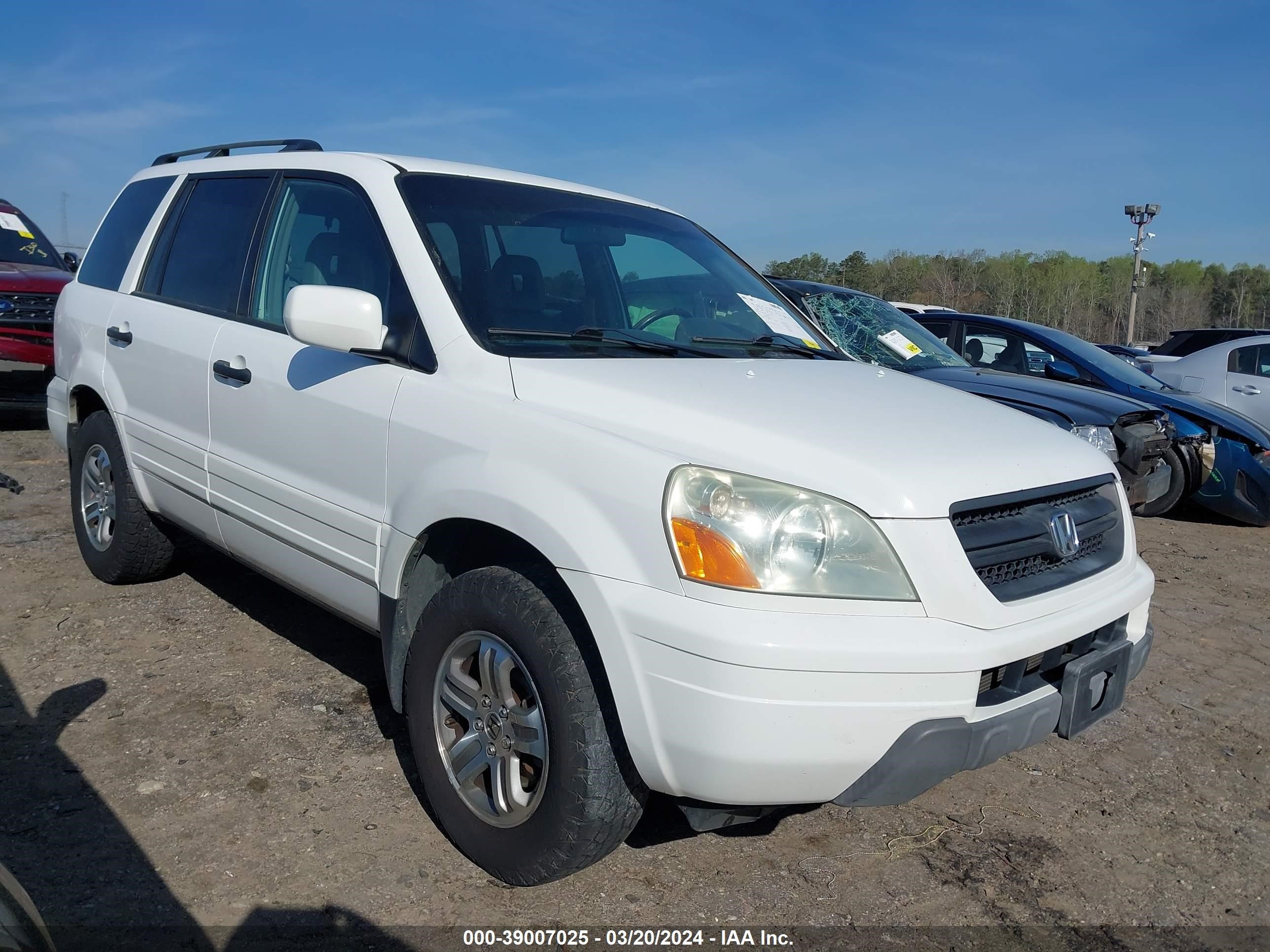 HONDA PILOT 2004 2hkyf18504h557653