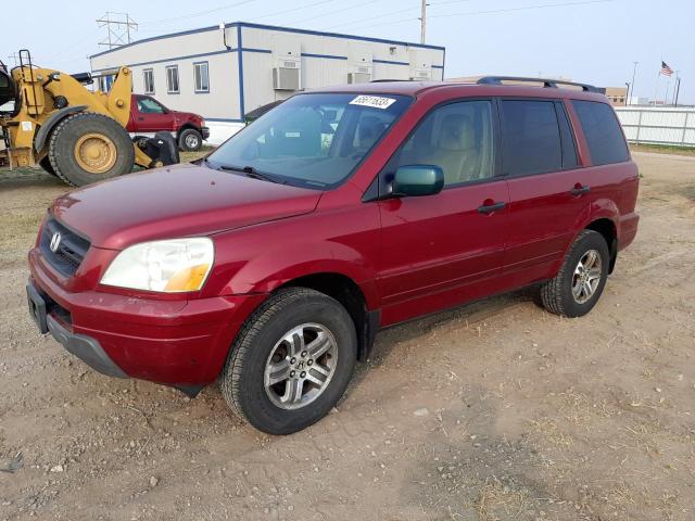 HONDA PILOT EXL 2004 2hkyf18504h568958