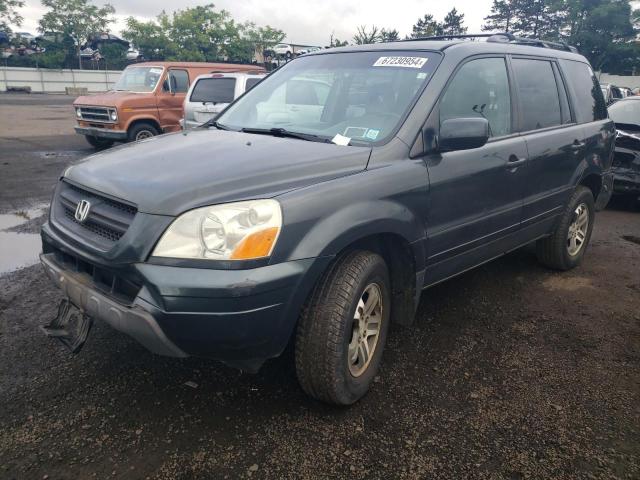 HONDA PILOT EXL 2004 2hkyf18504h621416