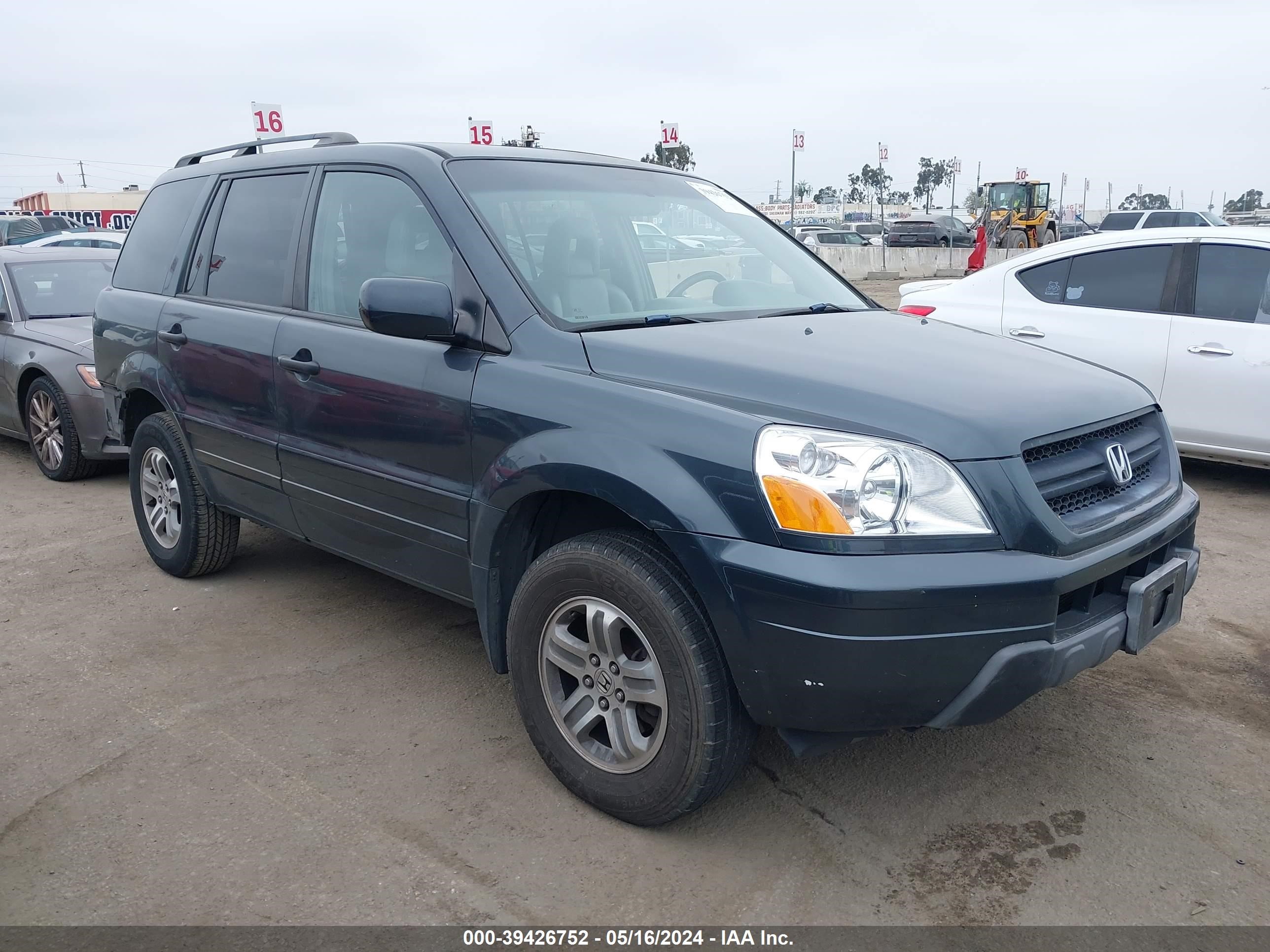 HONDA PILOT 2005 2hkyf18505h530583