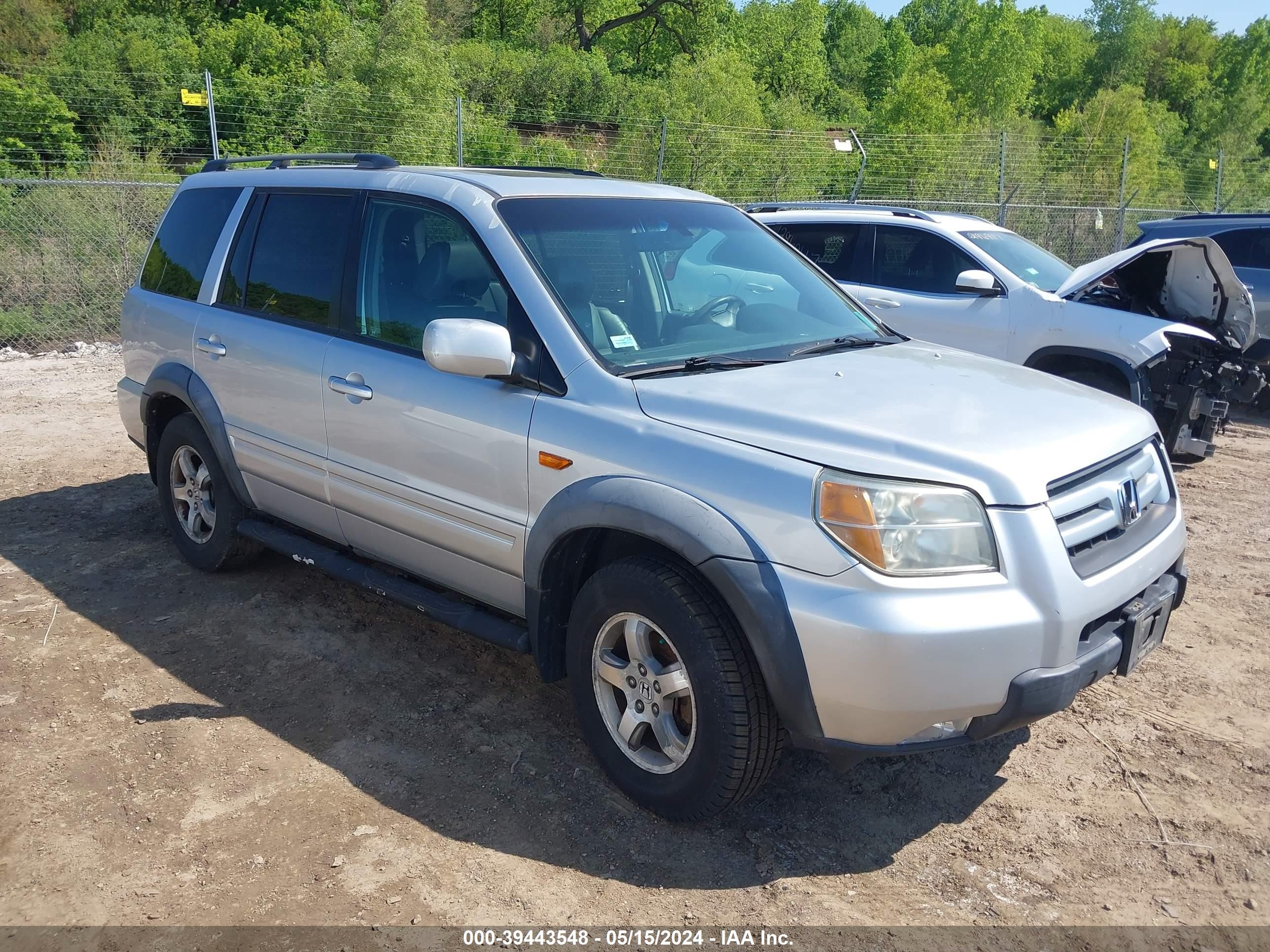 HONDA PILOT 2006 2hkyf18506h550401