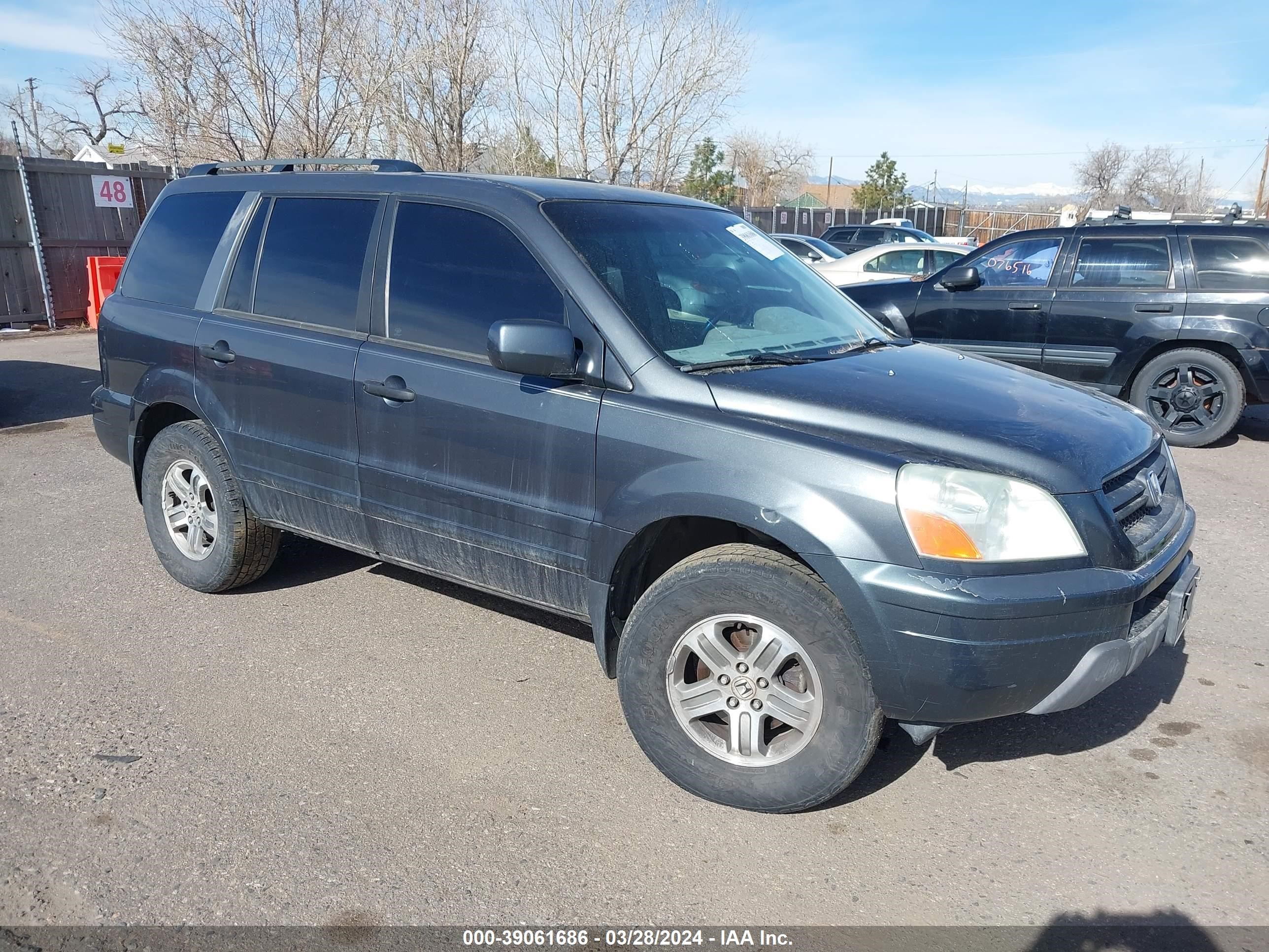 HONDA PILOT 2004 2hkyf18514h605208