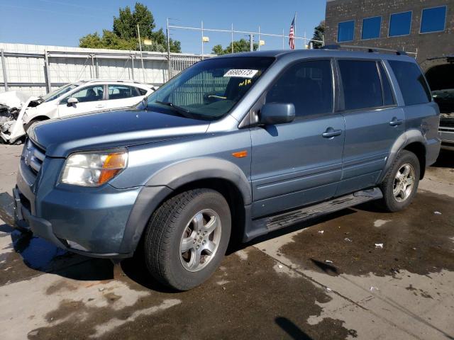 HONDA PILOT EXL 2007 2hkyf18517h500849