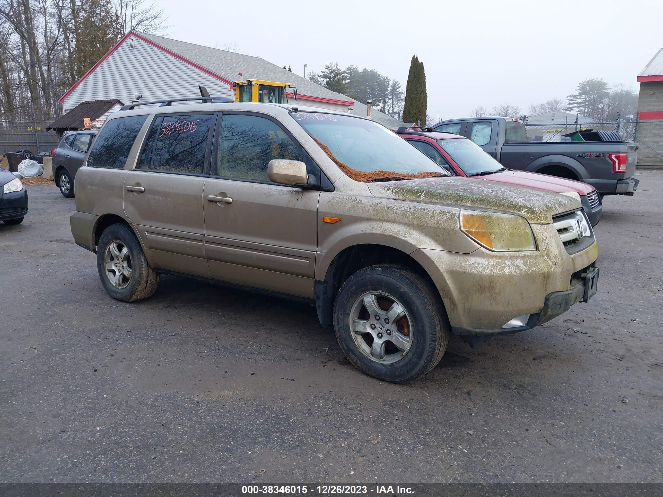 HONDA PILOT 2007 2hkyf18517h528845