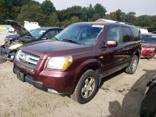 HONDA PILOT EXL 2007 2hkyf18517h538078