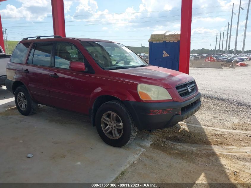 HONDA PILOT 2004 2hkyf18524a588905