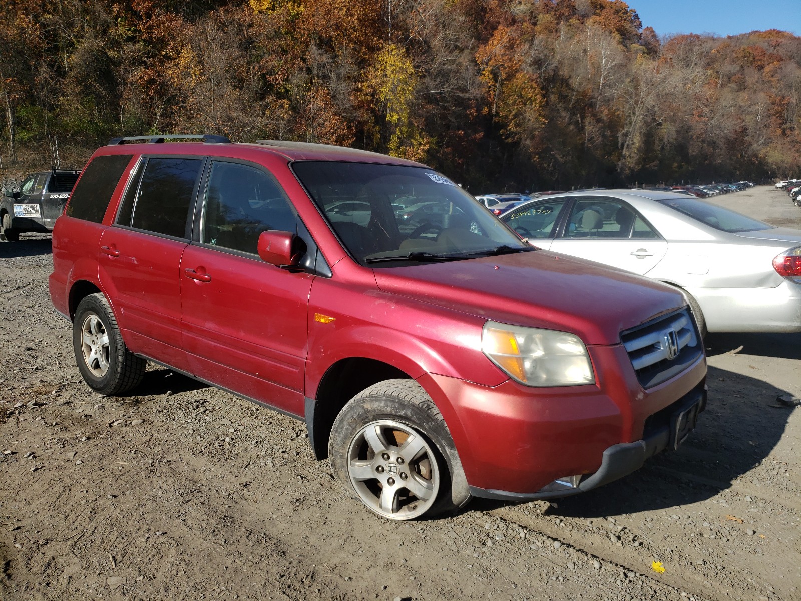 HONDA PILOT EX 2006 2hkyf18526h522339