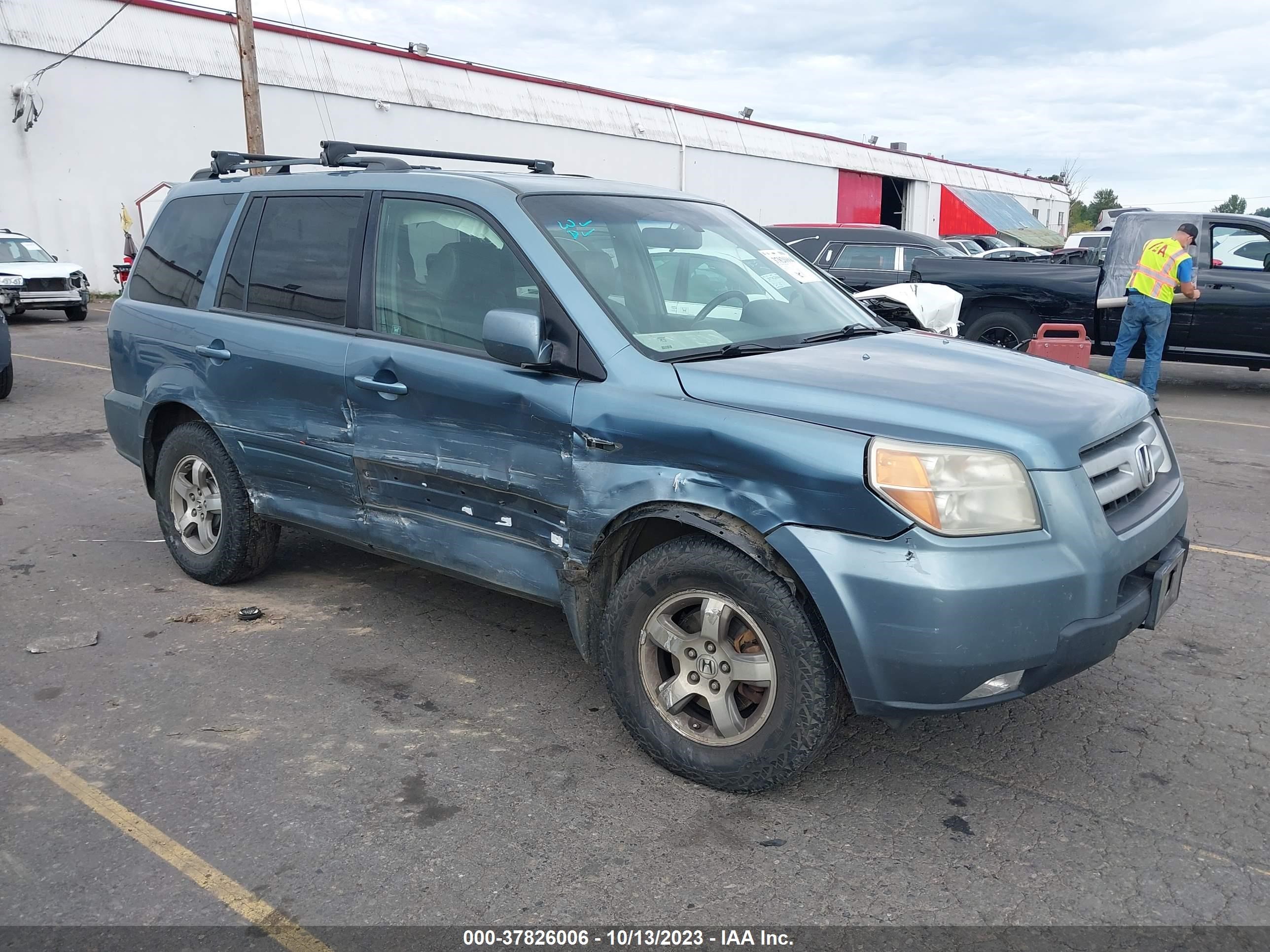 HONDA PILOT 2007 2hkyf18527h502562