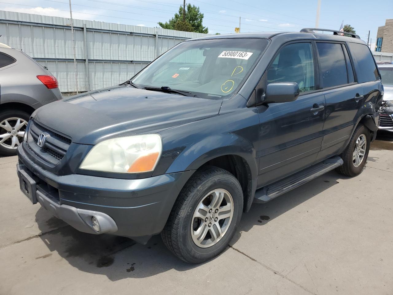 HONDA PILOT 2004 2hkyf18534h606876