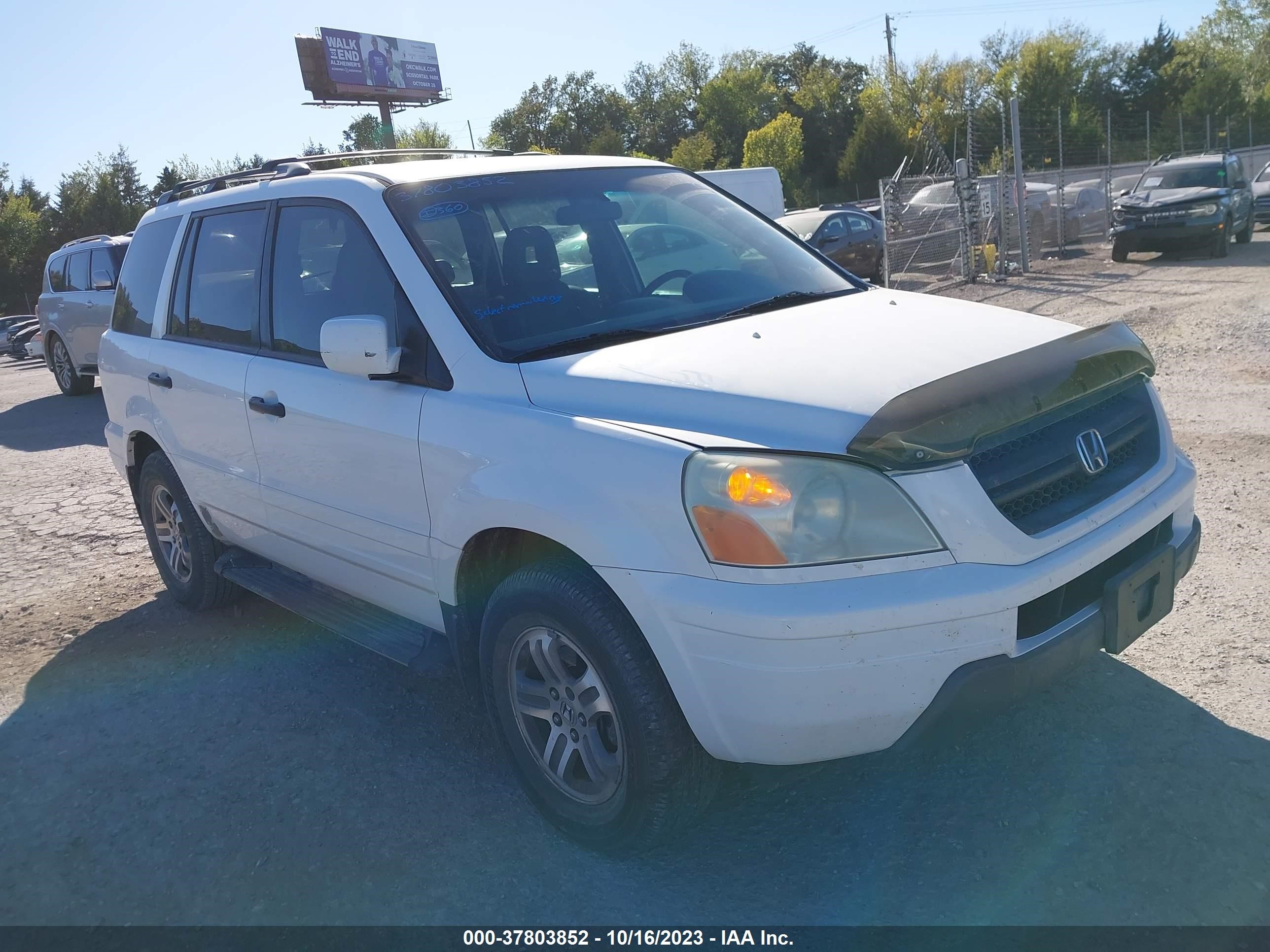 HONDA PILOT 2004 2hkyf18544h526776