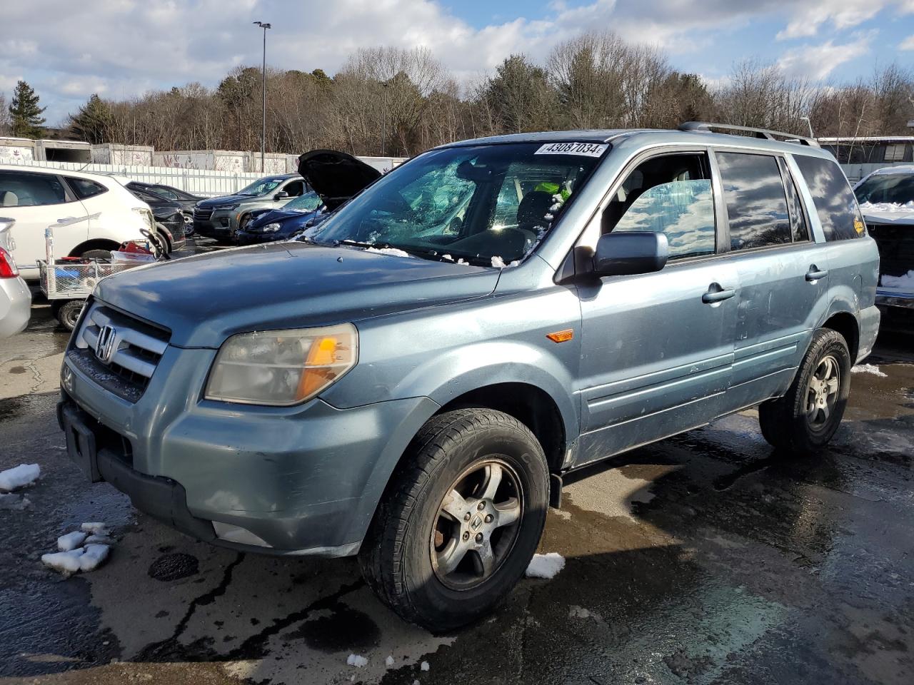 HONDA PILOT 2007 2hkyf18547h503132