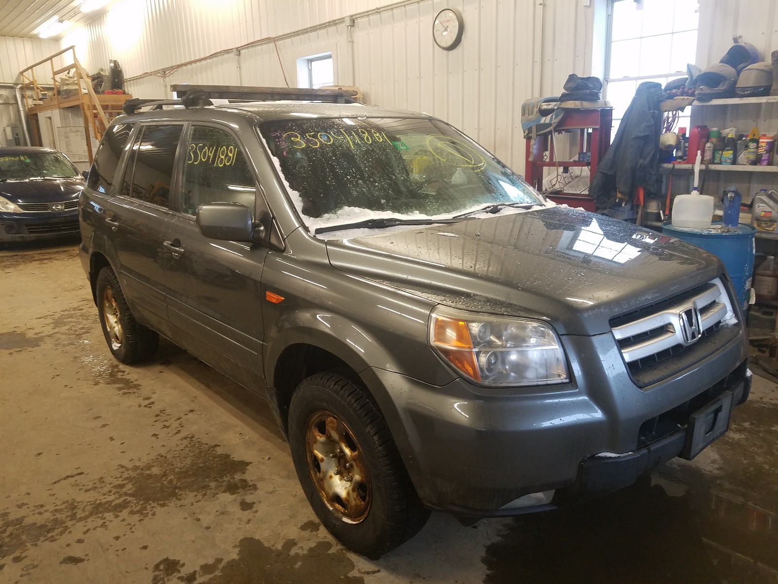 HONDA PILOT EXL 2007 2hkyf18547h520447