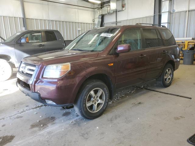 HONDA PILOT EXL 2007 2hkyf18547h529133