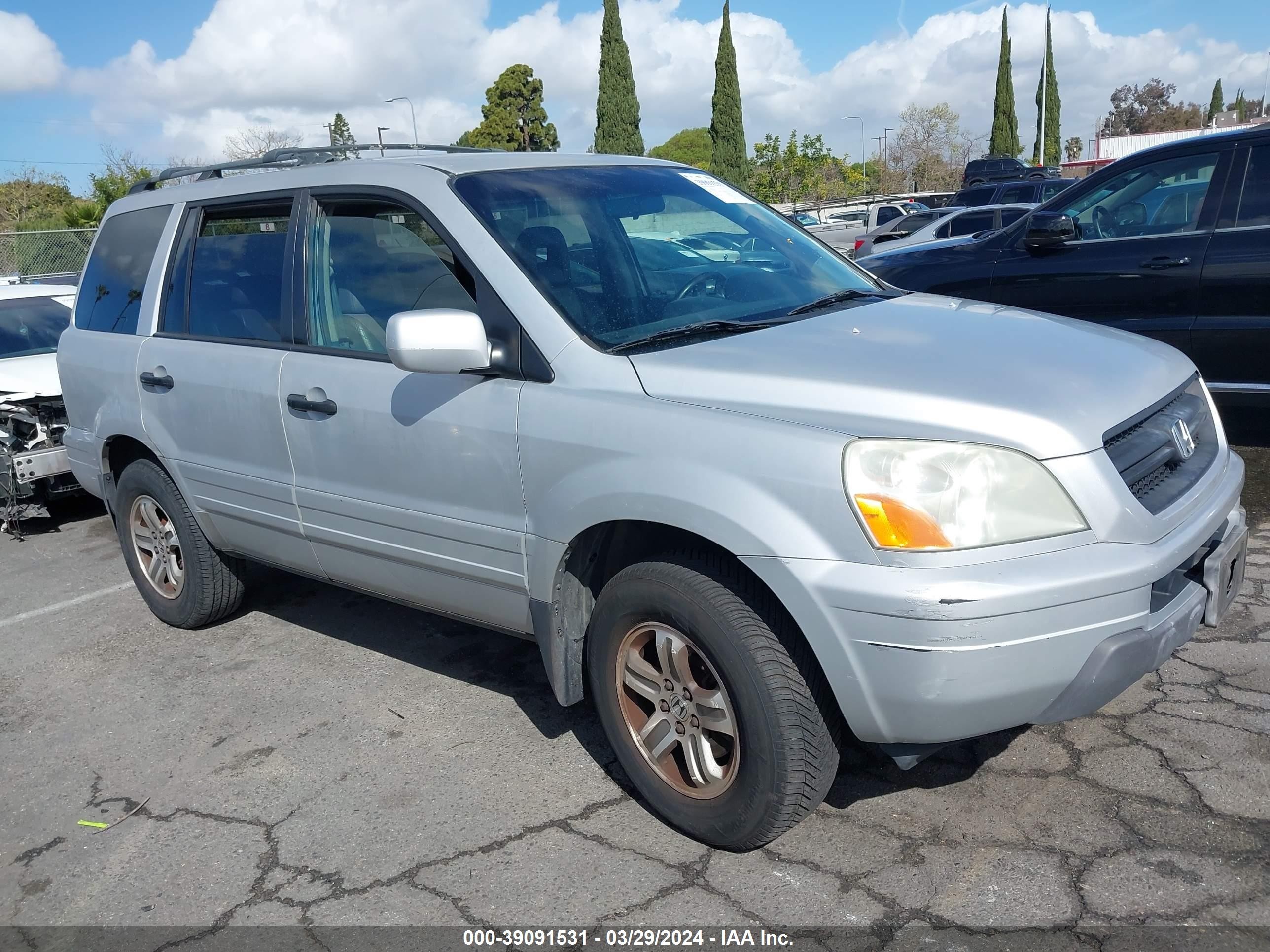 HONDA PILOT 2003 2hkyf18553h506227