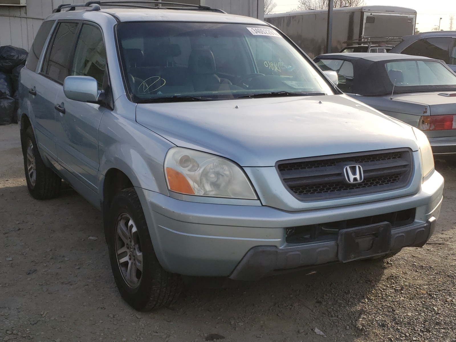 HONDA PILOT EXL 2003 2hkyf18553h581476