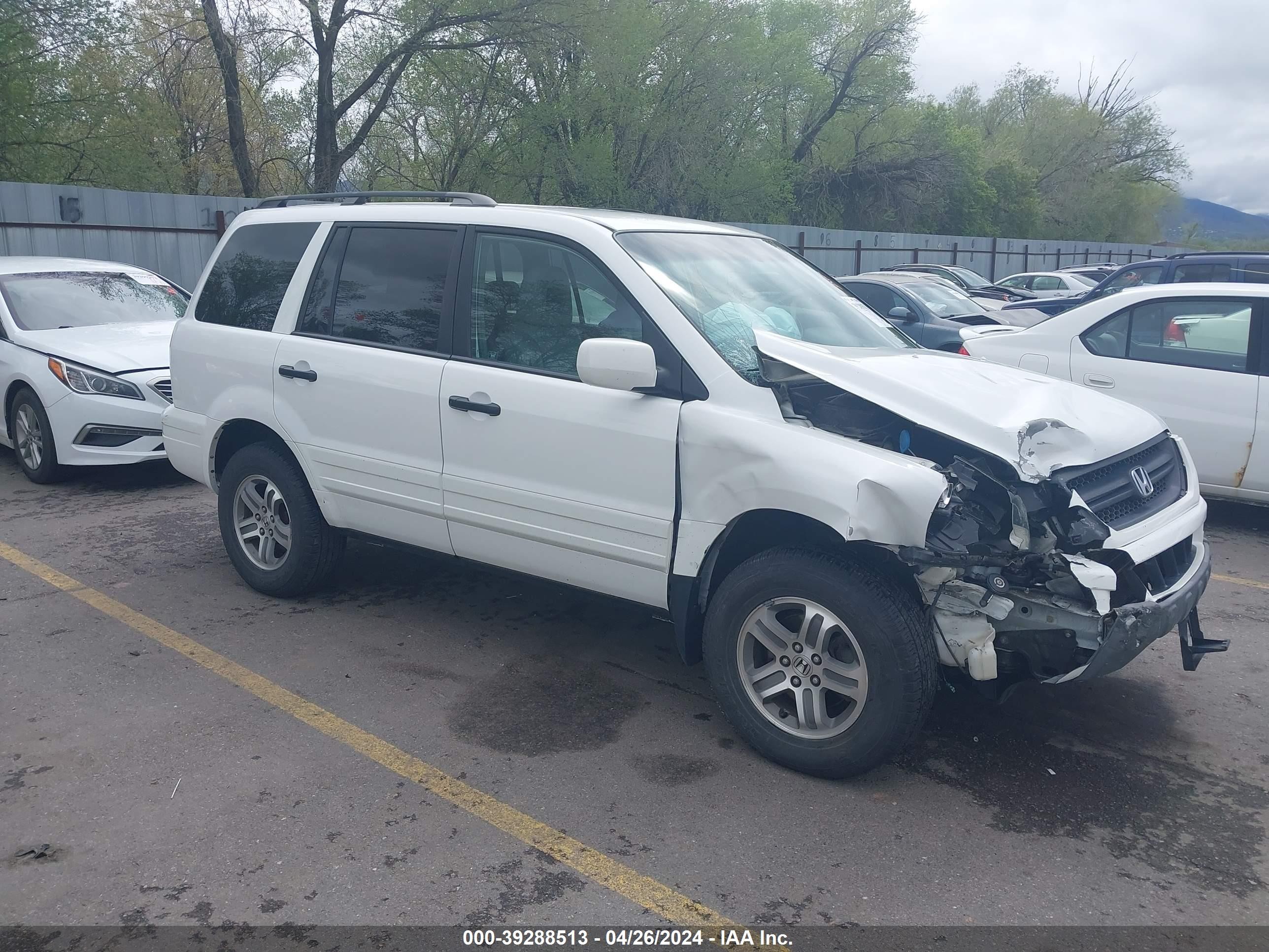 HONDA PILOT 2004 2hkyf18554h532196