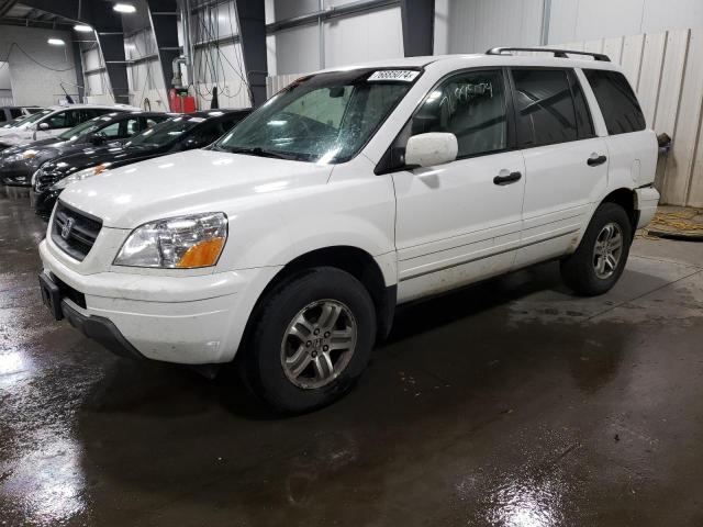 HONDA PILOT EXL 2004 2hkyf18554h533154