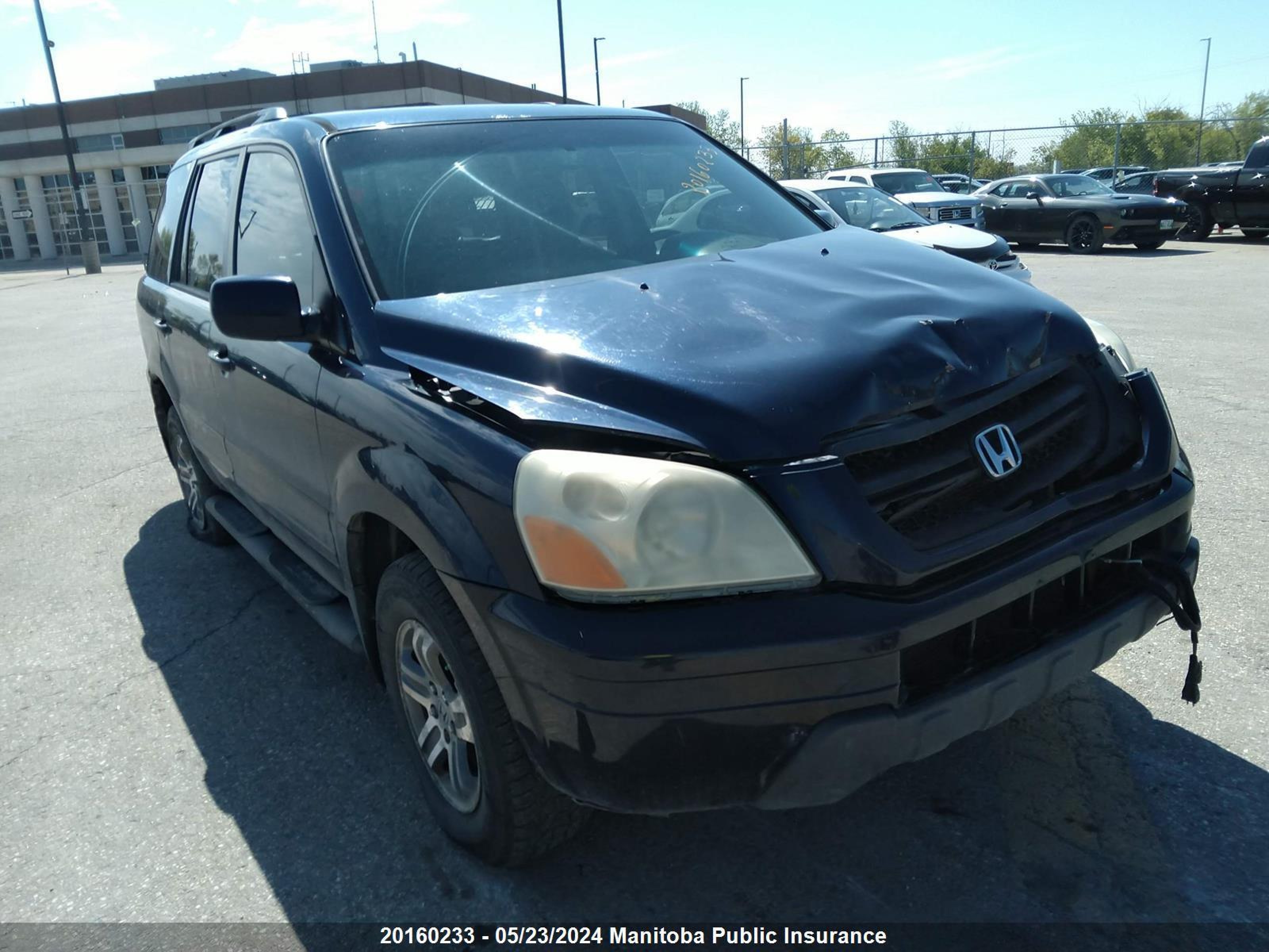 HONDA PILOT 2004 2hkyf18554h562184