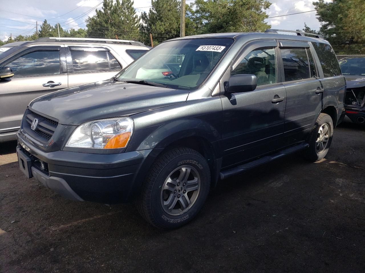 HONDA PILOT 2004 2hkyf18554h611951