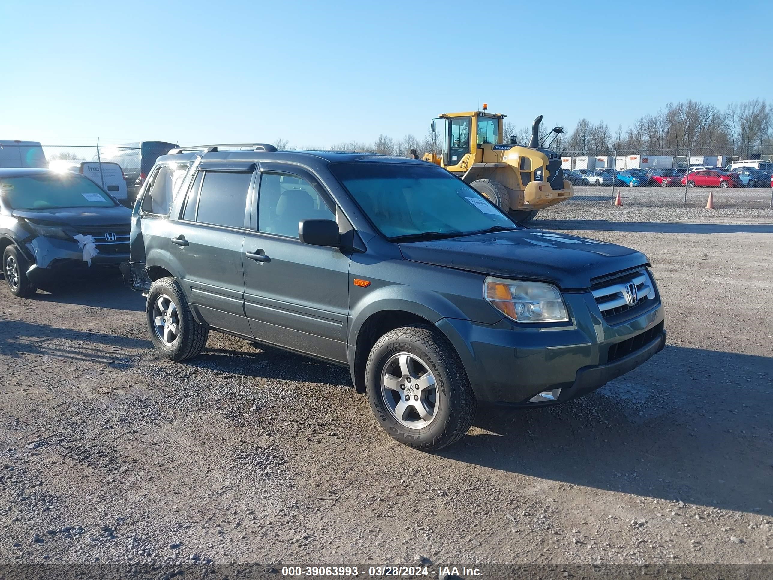 HONDA PILOT 2006 2hkyf18556h551236