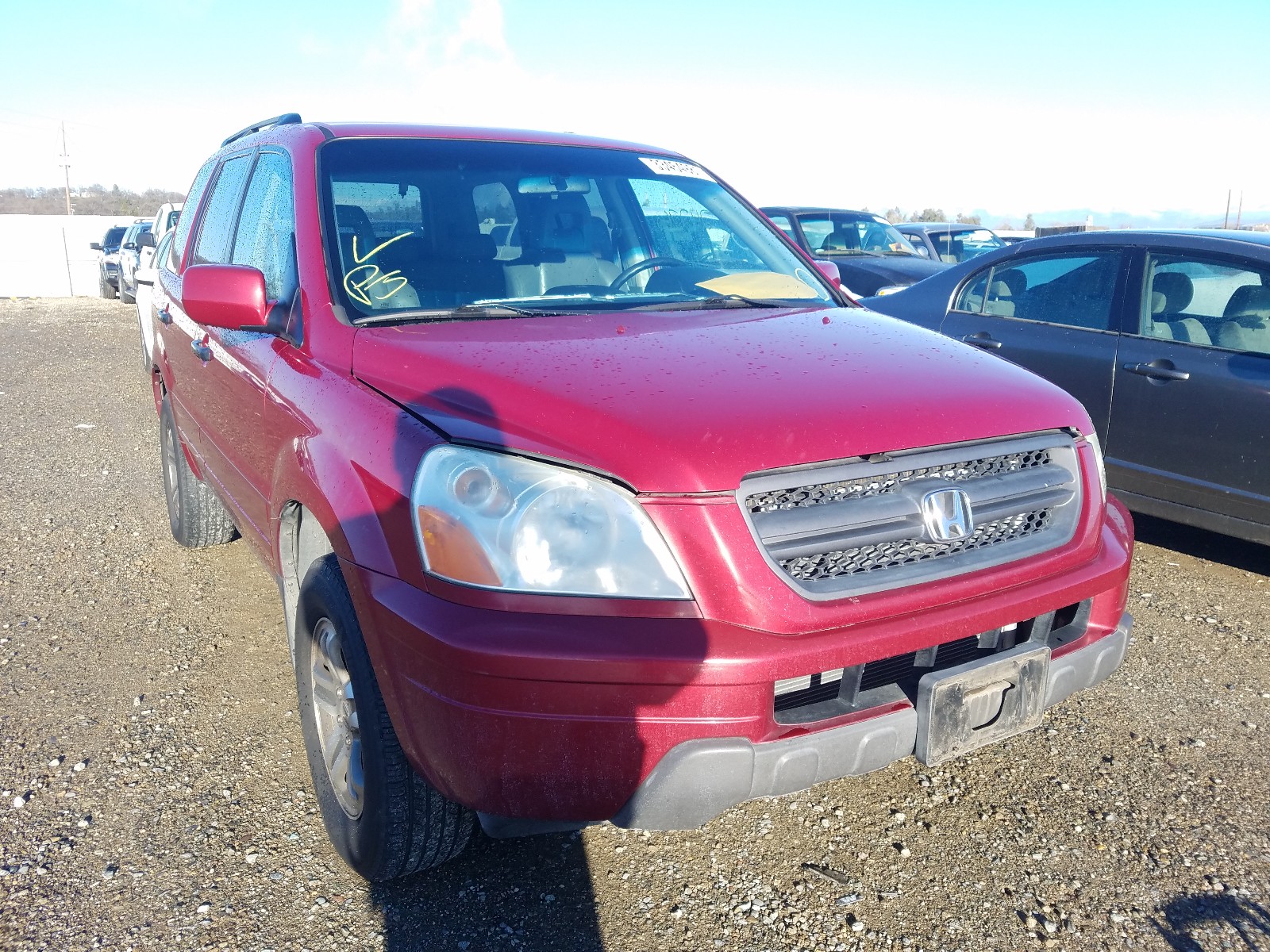 HONDA PILOT EXL 2003 2hkyf18563h501246