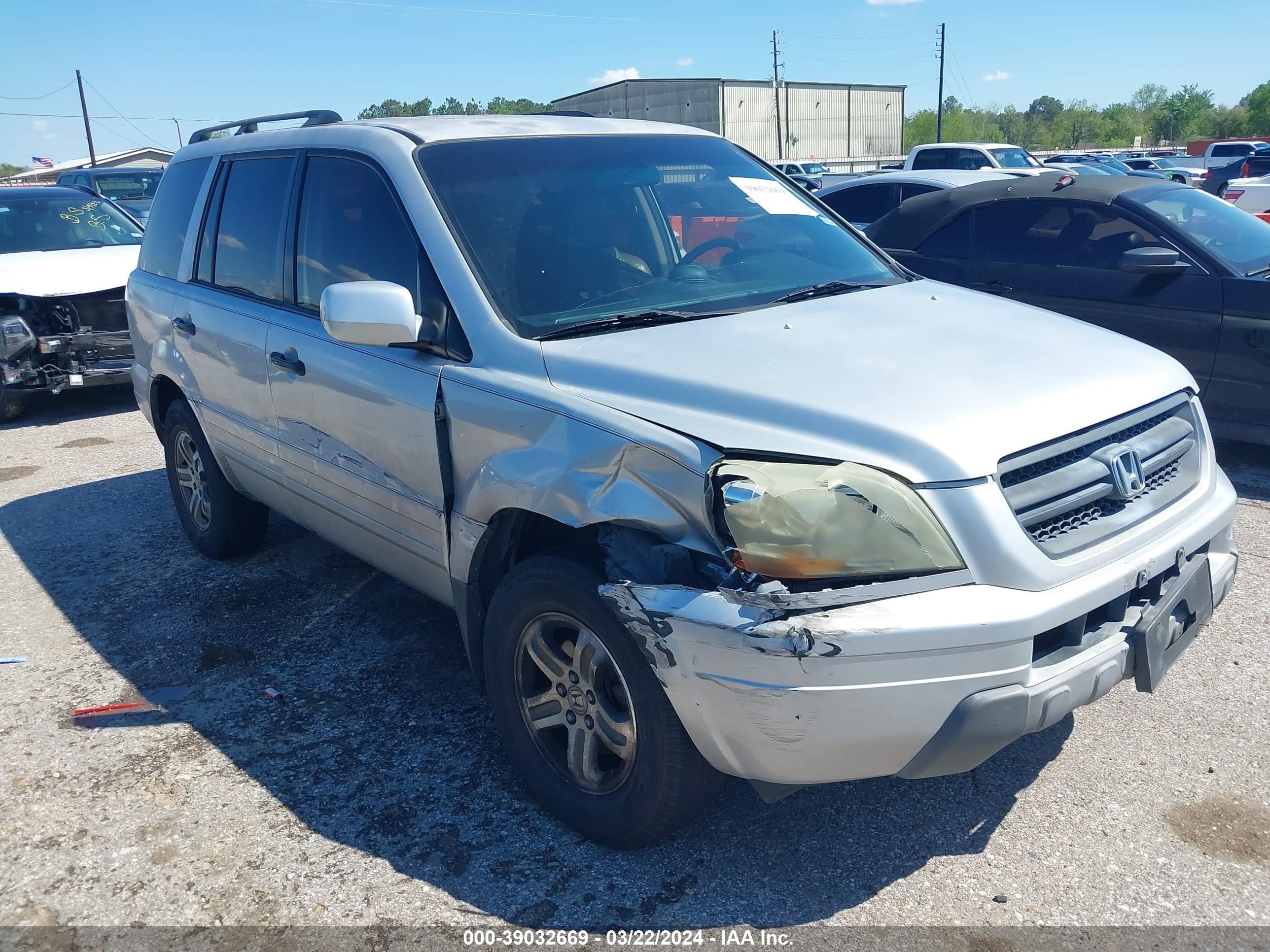 HONDA PILOT 2004 2hkyf18564h505816