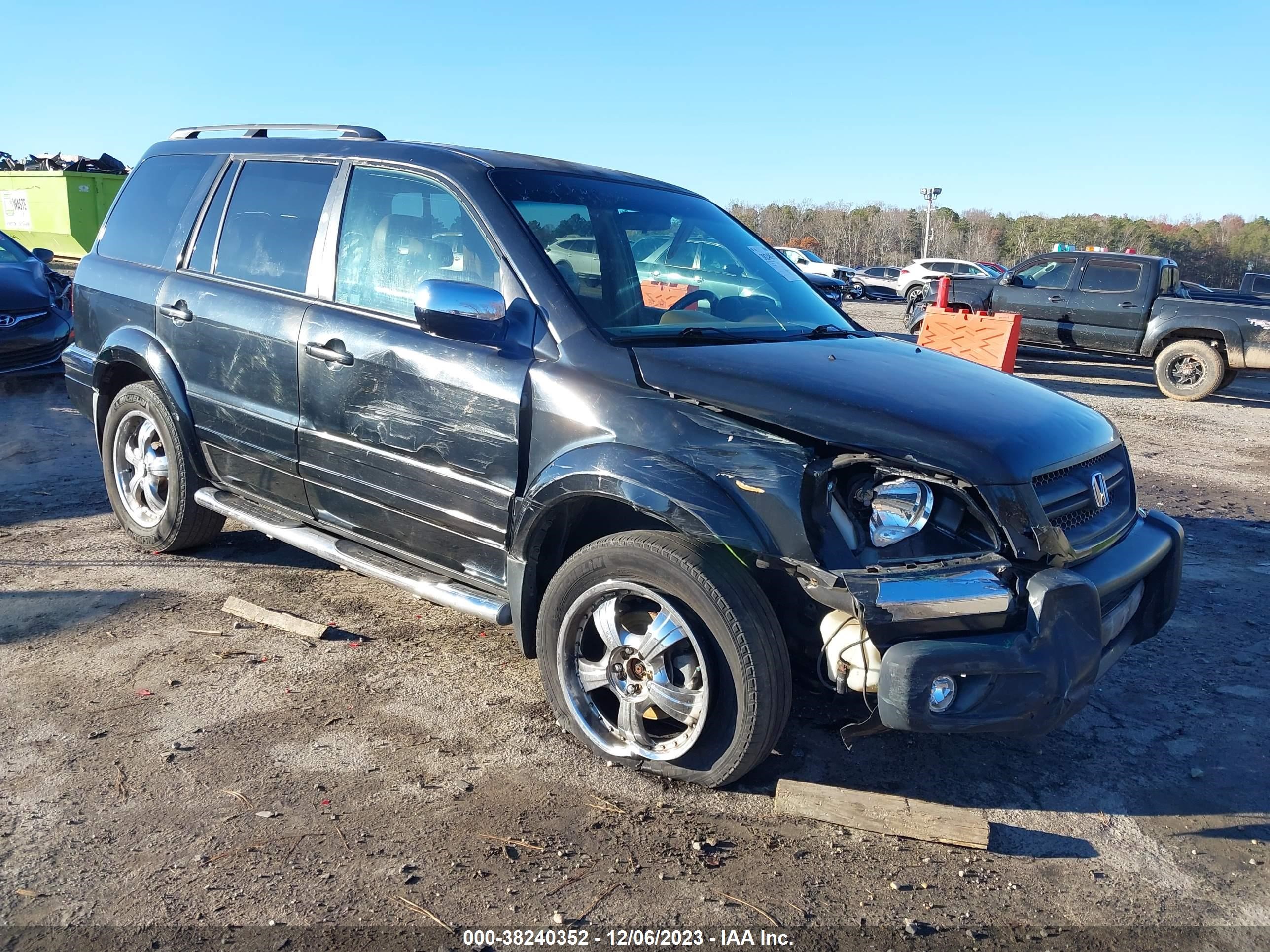 HONDA PILOT 2004 2hkyf18564h544390