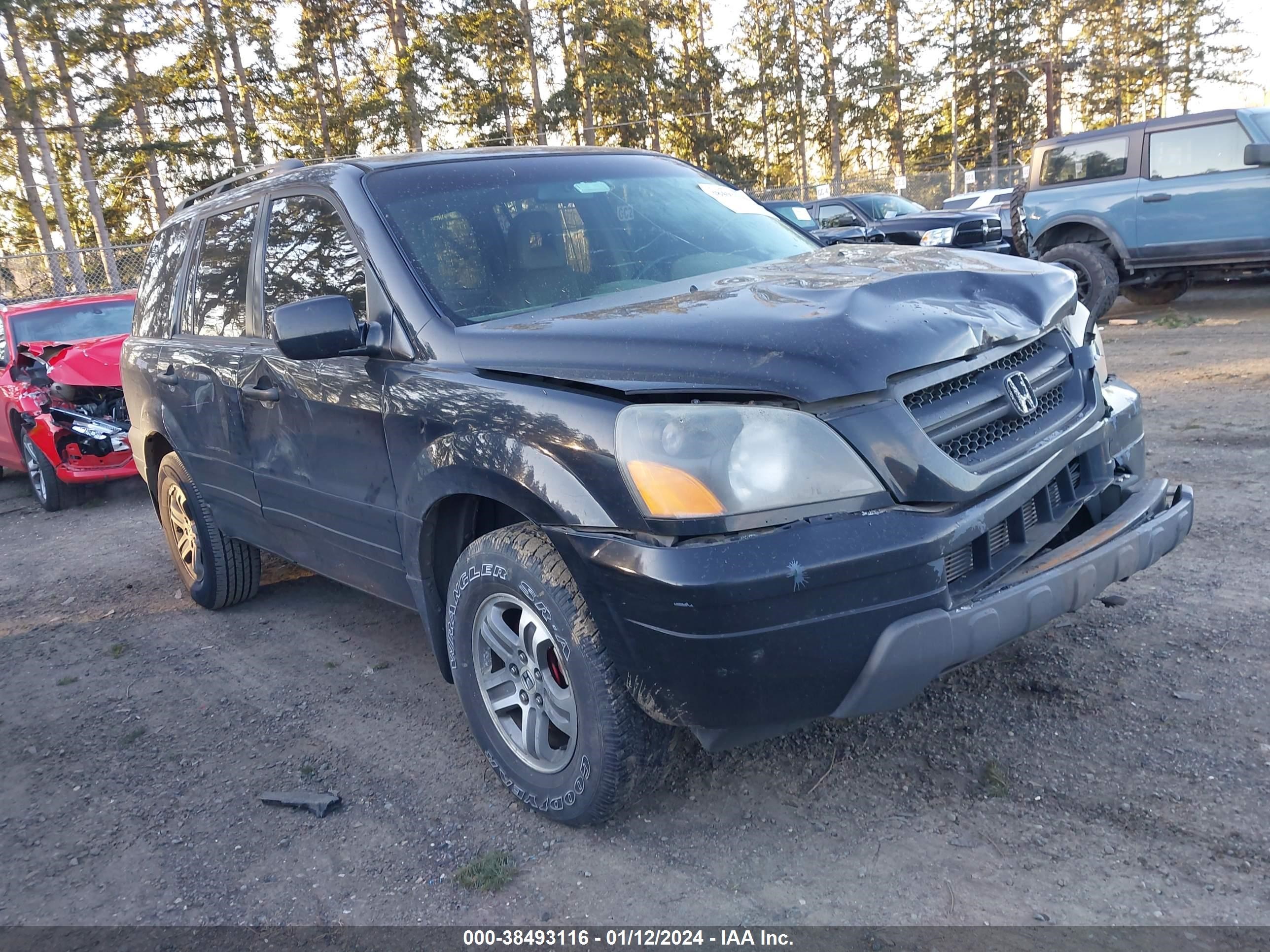 HONDA PILOT 2005 2hkyf18565h504036