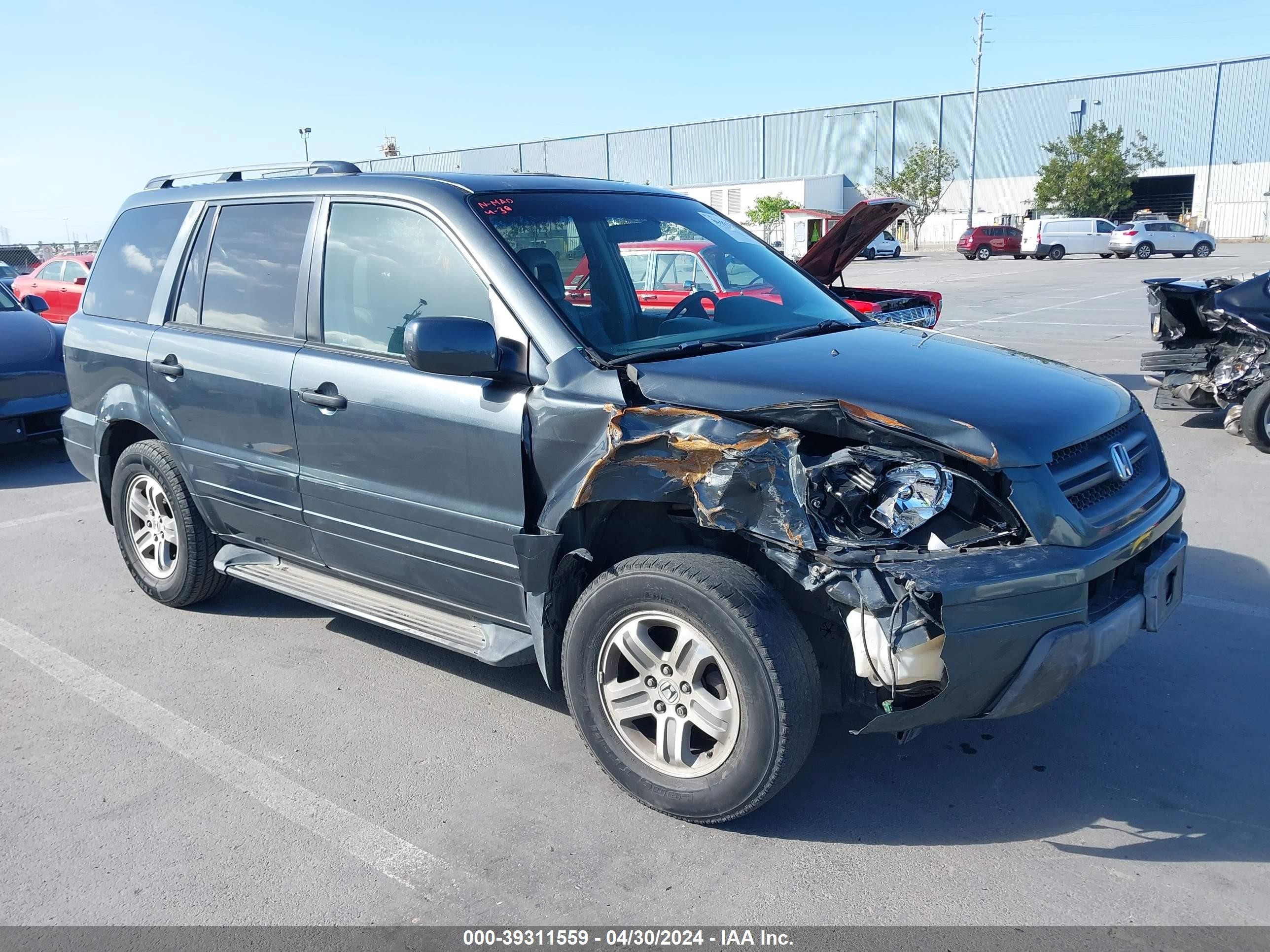 HONDA PILOT 2005 2hkyf18565h511360