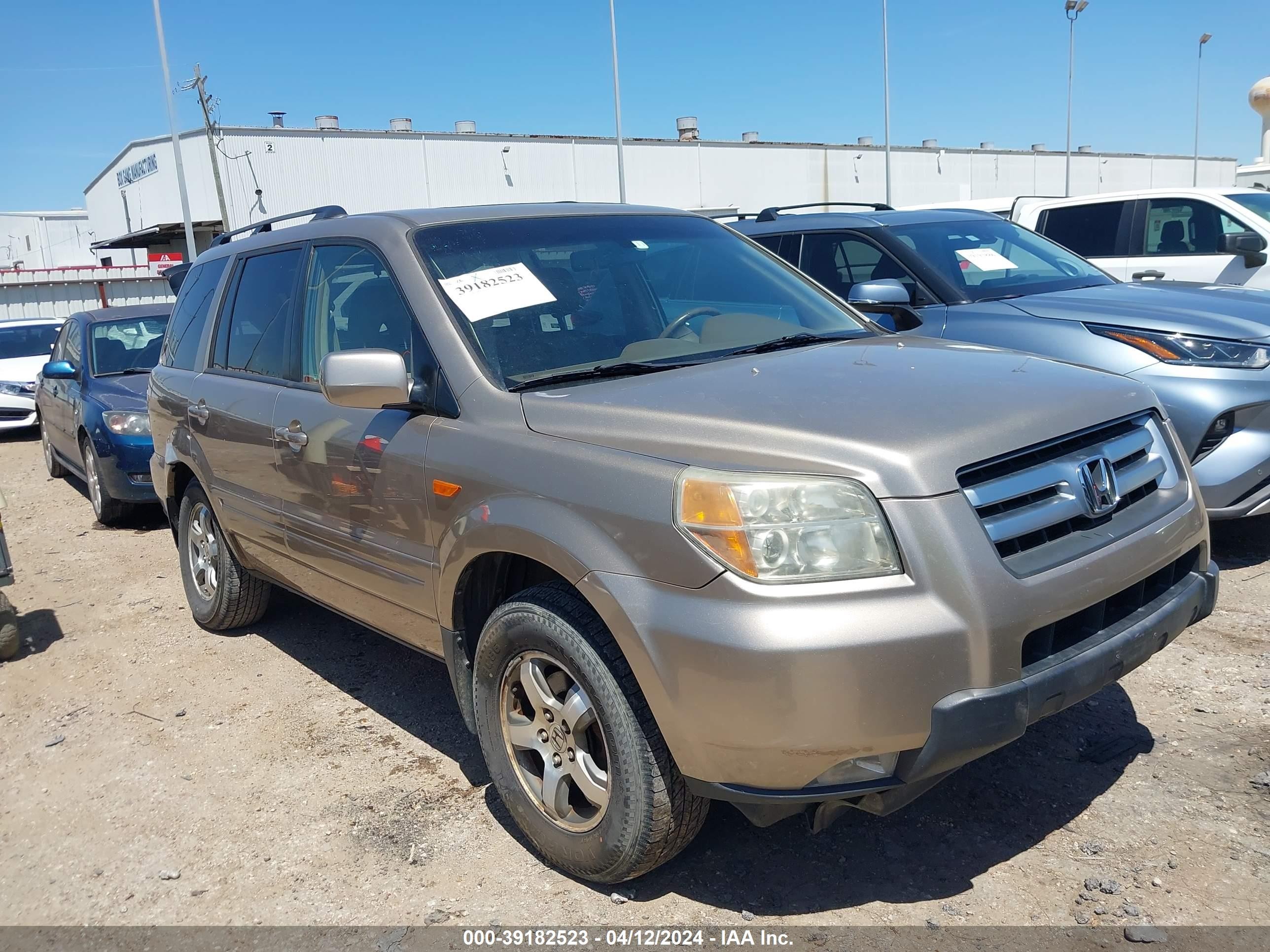 HONDA PILOT 2006 2hkyf18566h515085