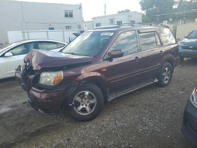 HONDA PILOT EXL 2007 2hkyf18567h505951