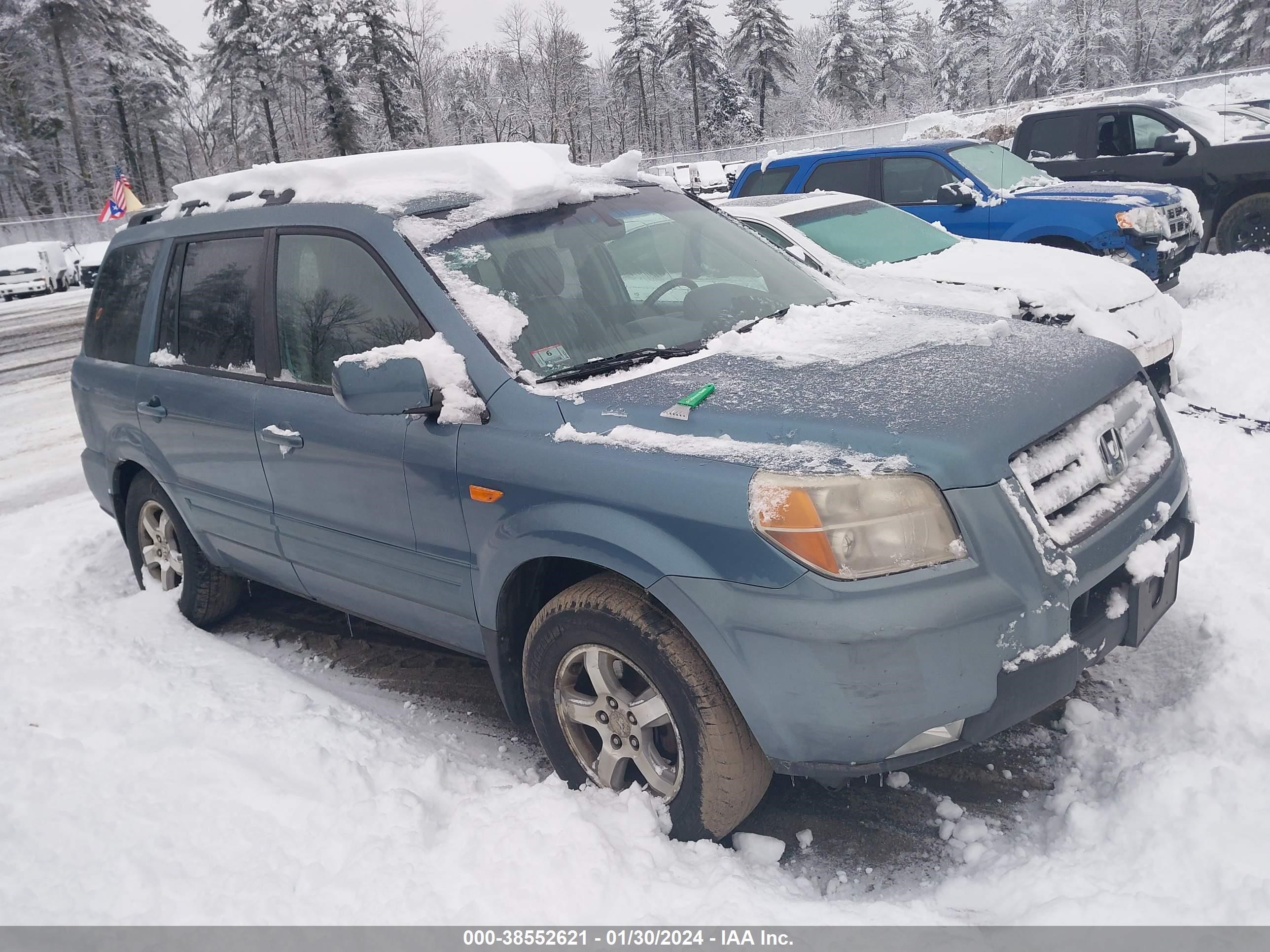 HONDA PILOT 2007 2hkyf18567h538464