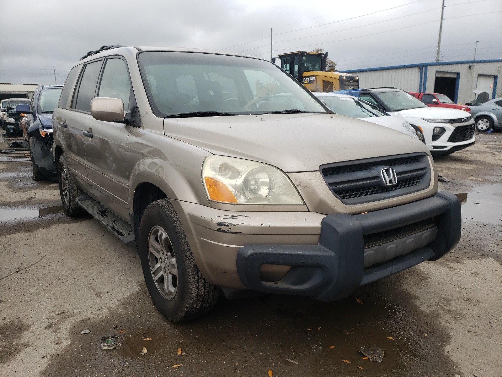 HONDA PILOT EXL 2003 2hkyf18573h525409