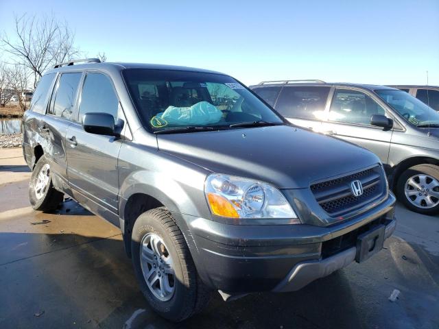 HONDA PILOT EXL 2003 2hkyf18573h577669