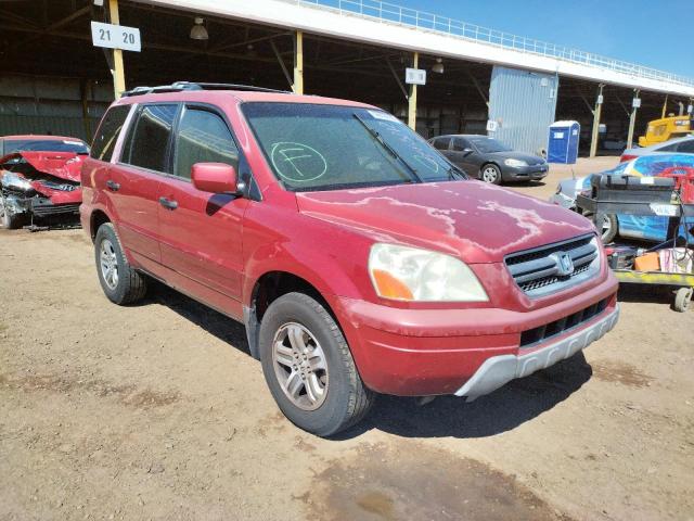 HONDA PILOT EXL 2004 2hkyf18574h594229