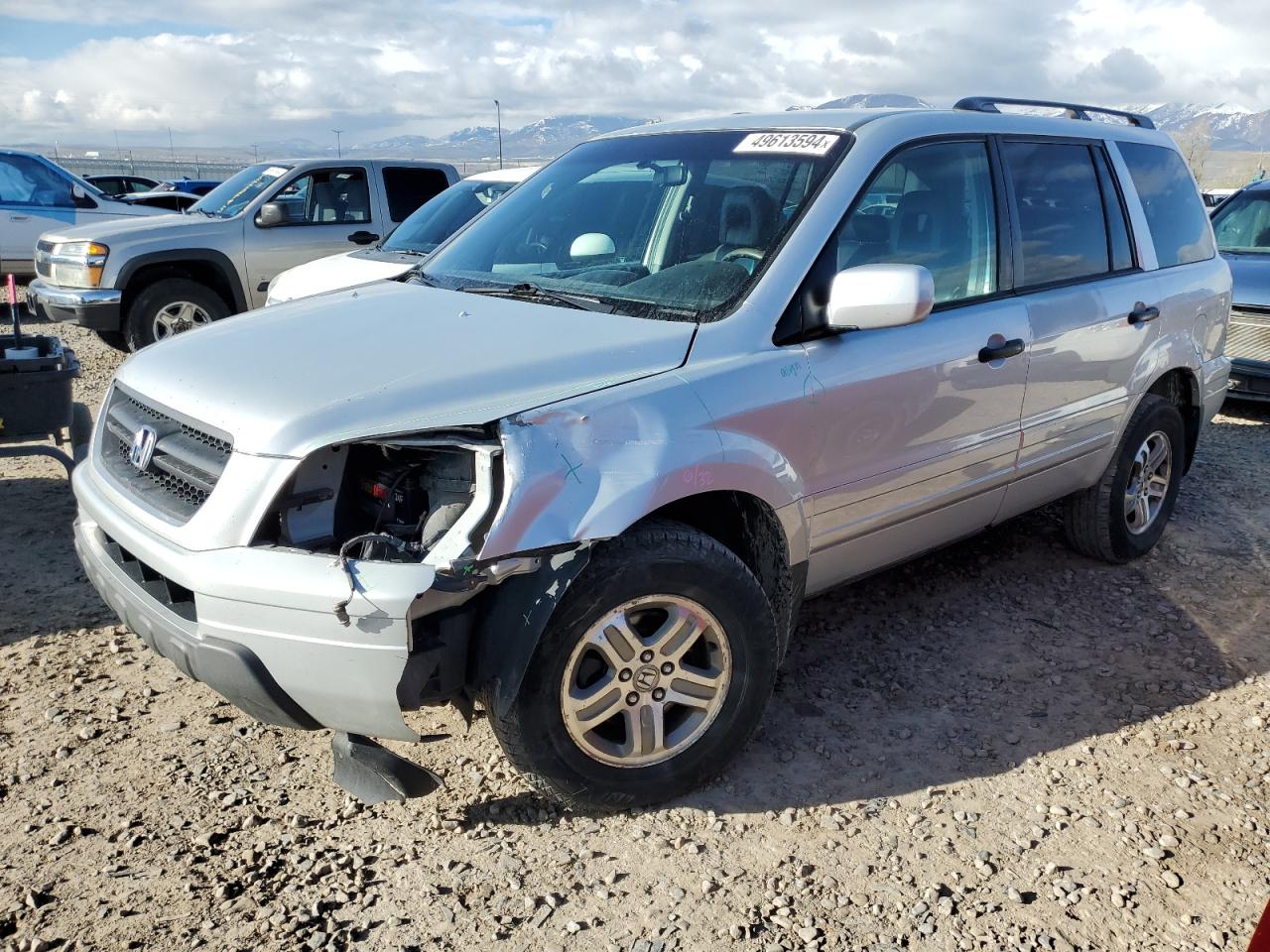 HONDA PILOT 2004 2hkyf18574h599348