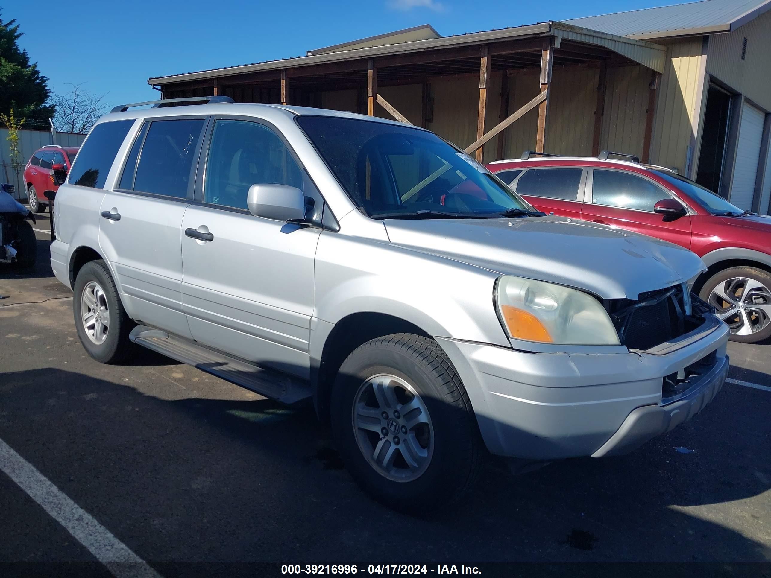 HONDA PILOT 2005 2hkyf18575h563550