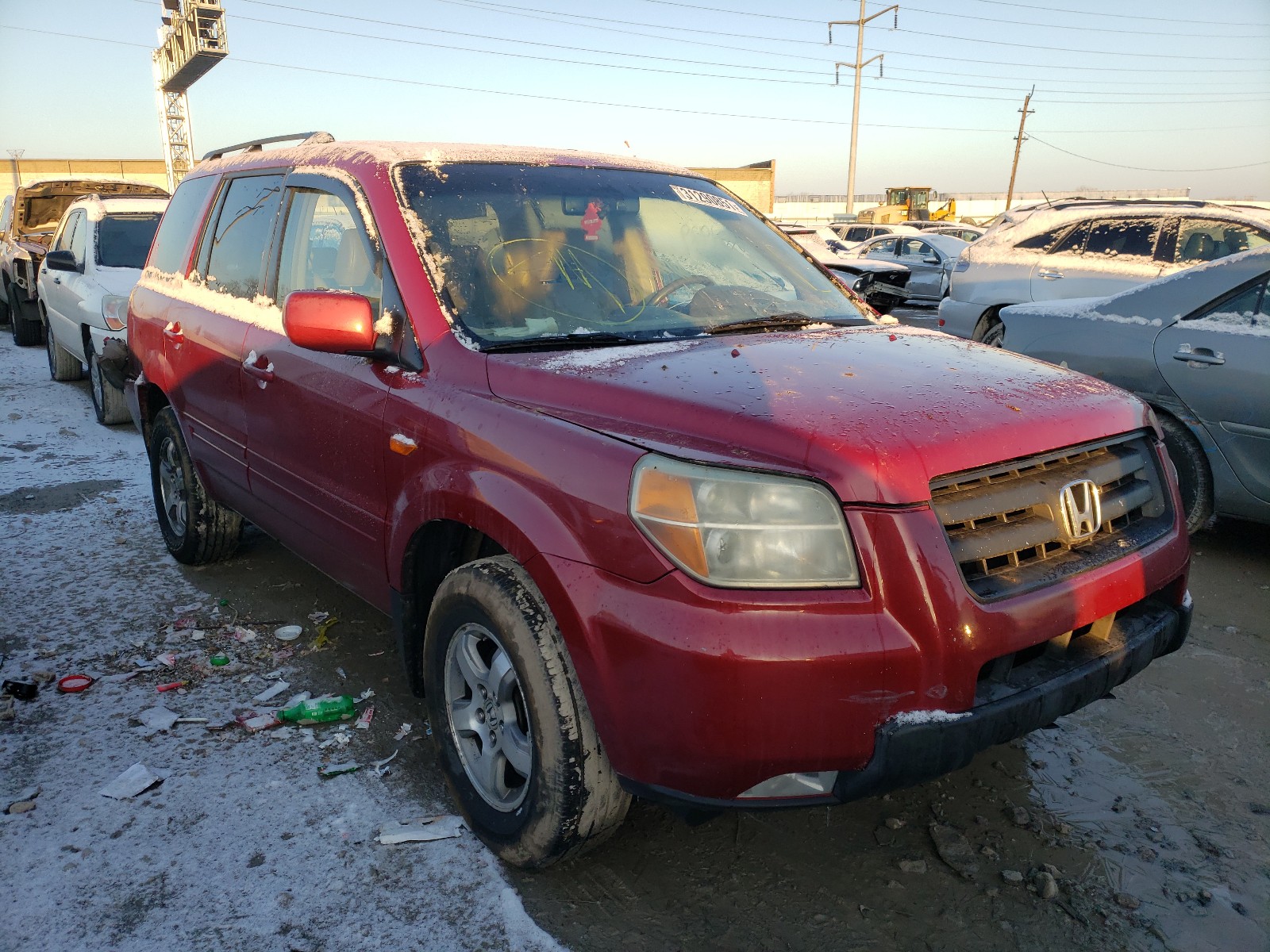 HONDA PILOT EX 2006 2hkyf18576h505259