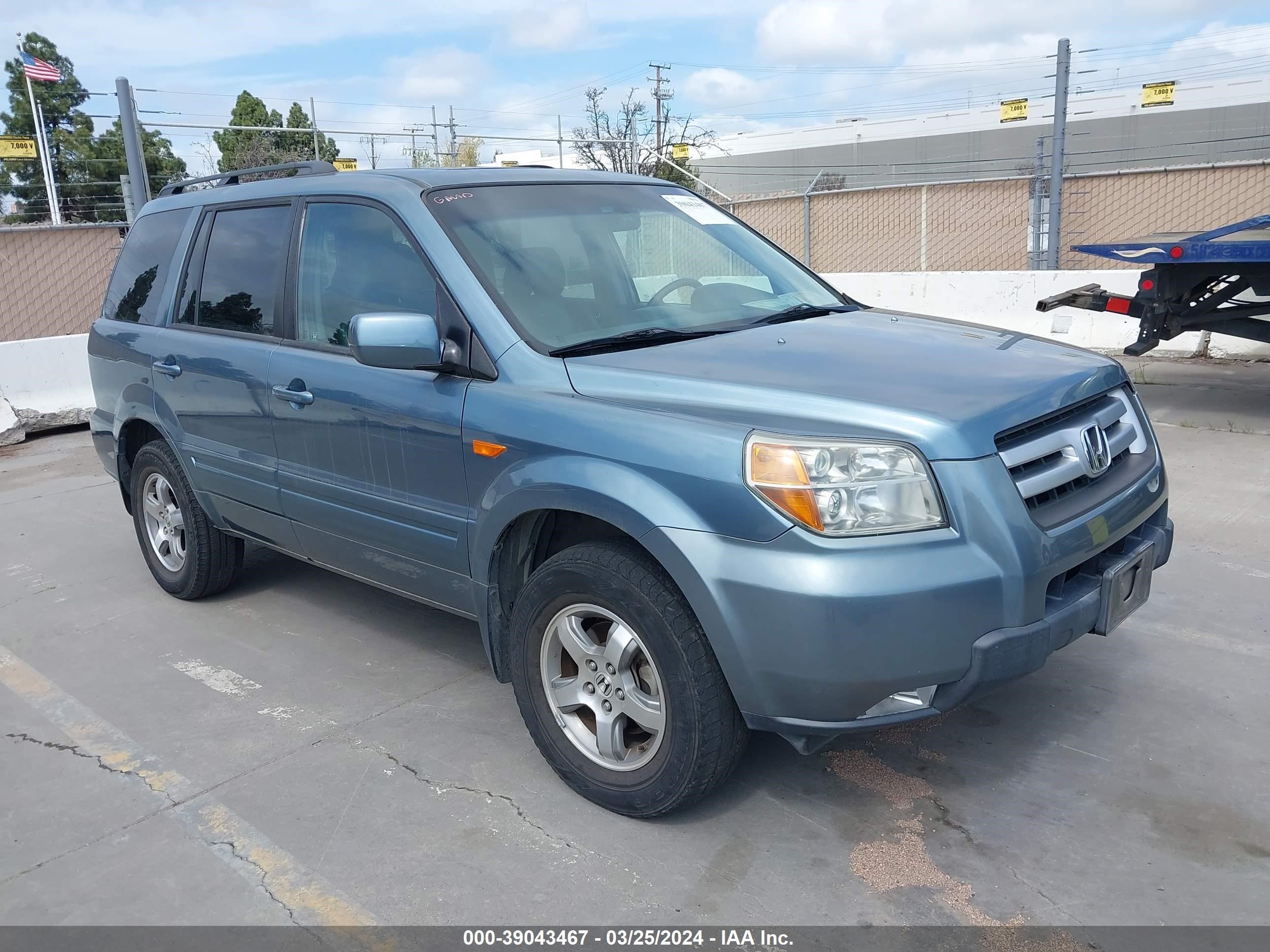 HONDA PILOT 2006 2hkyf18576h557877